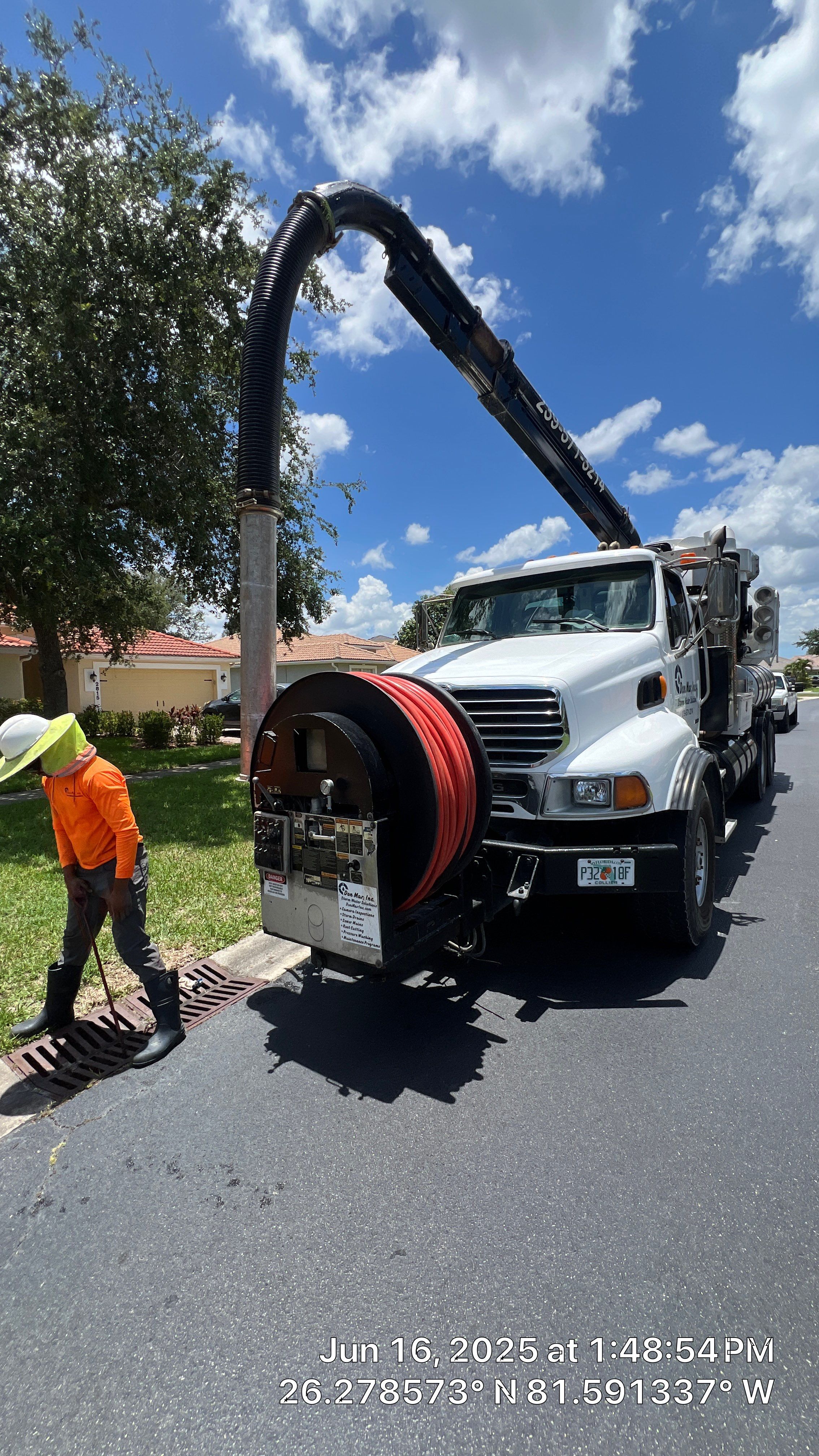 Naples Association Stormwater System Cleaning by APS Power & Water