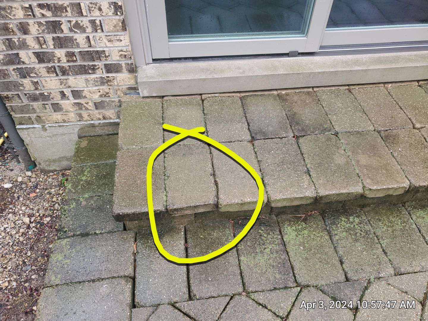 Brick paver clean, sand and seal.  using Surebond SB-1300 by Northern Power Washing LLC.