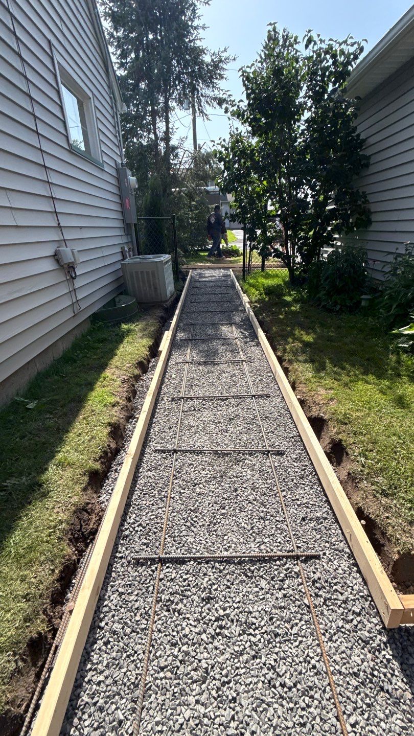 Rochester Oxford Slate Walkway by NG Masonry & Construction LLC