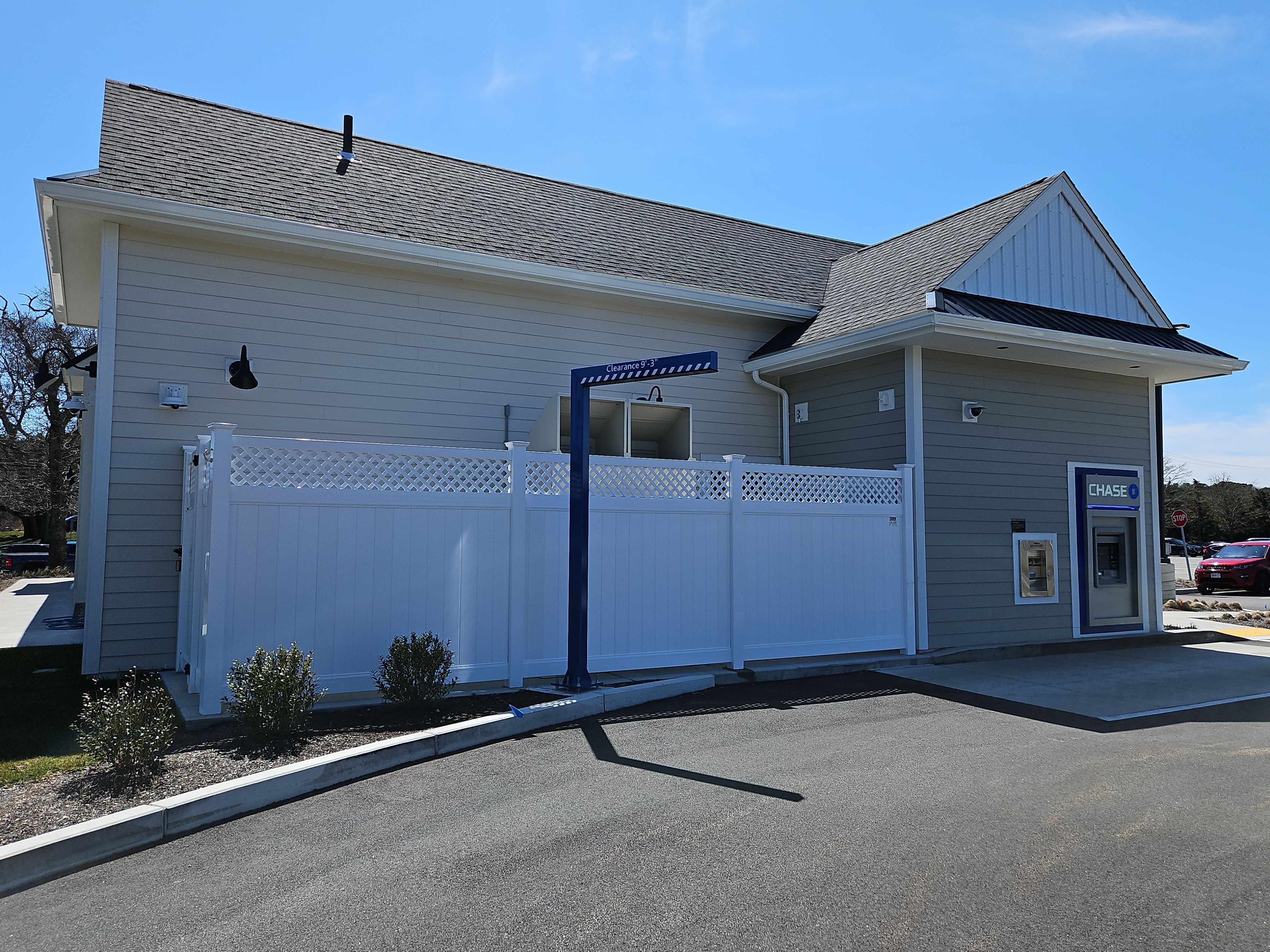 Gutter Installation using 6" K-Style Aluminum Gutter on Chase Bank in Orleans, MA by Gutter Pro Enterprises