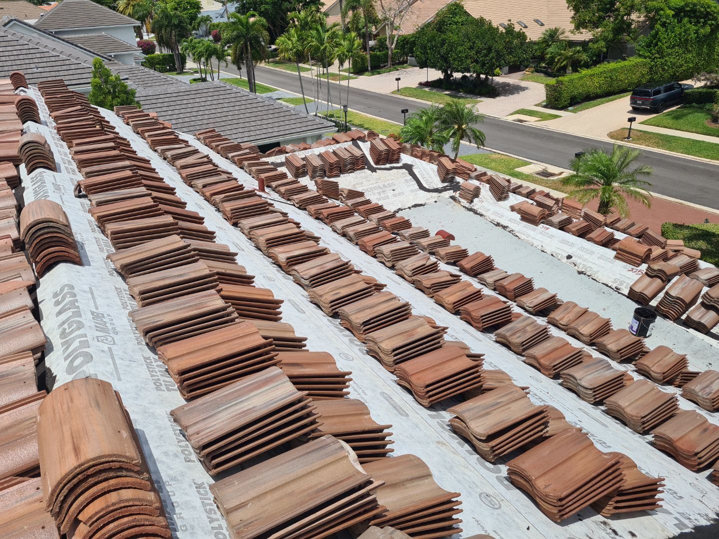 Residential Roofing Installation using Eagle Roofing Tile by BLUES BROTHERS ROOFING