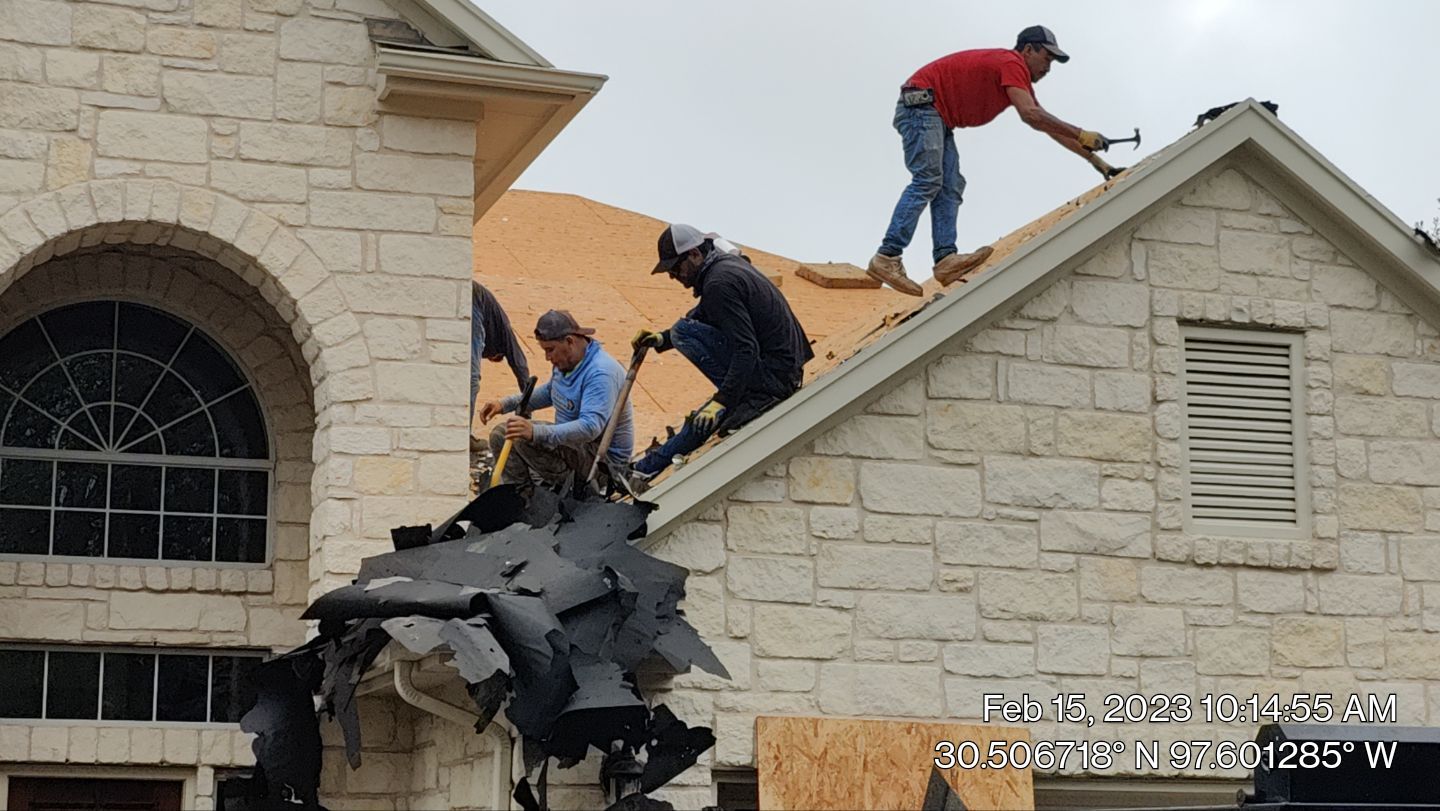Residential Roofing Installation using IKO Dynasty Class 3 Glacier by DeZign Roofing & Exteriors