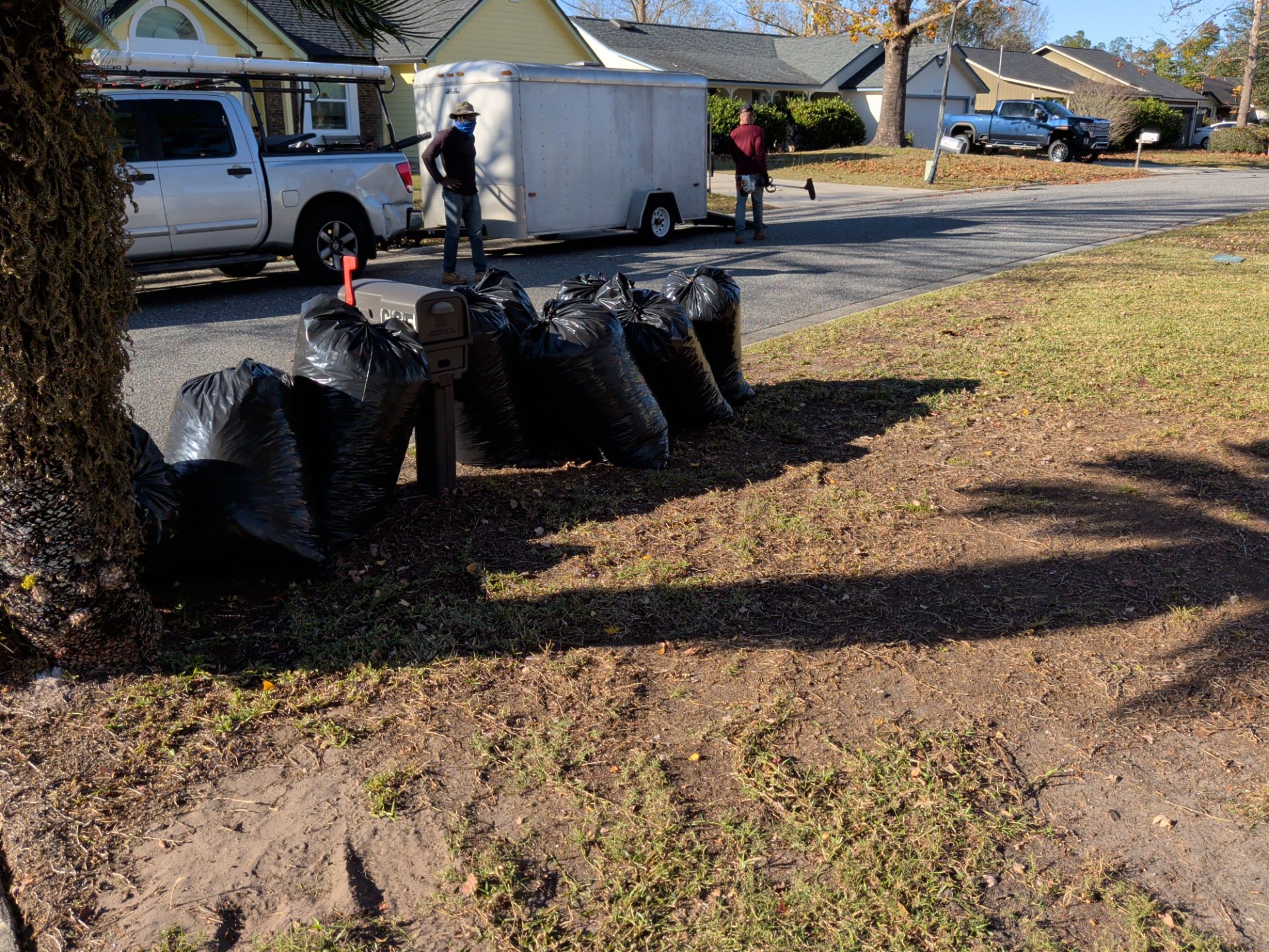 Residential Leaf Removal Service — Westside Jacksonville by Harmoni Home Services