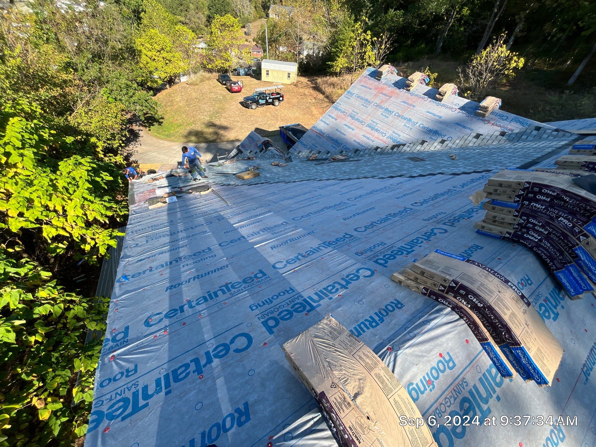 Residential Roofing Repair using Certainteed Landmark Pro Shingles by Fahey Roofing + Contracting