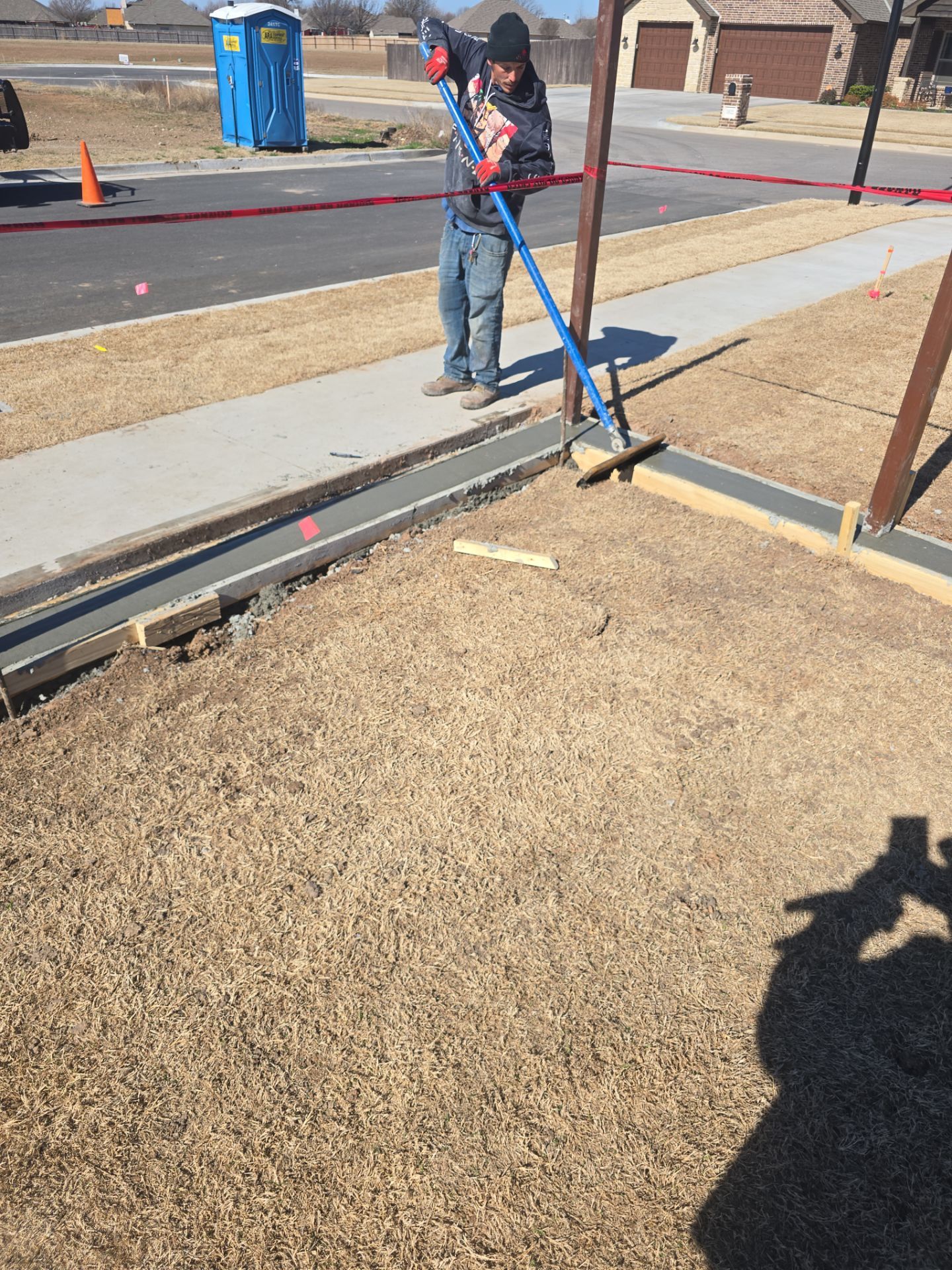 Concrete Sidewalk And Footer by Clays Services Inc