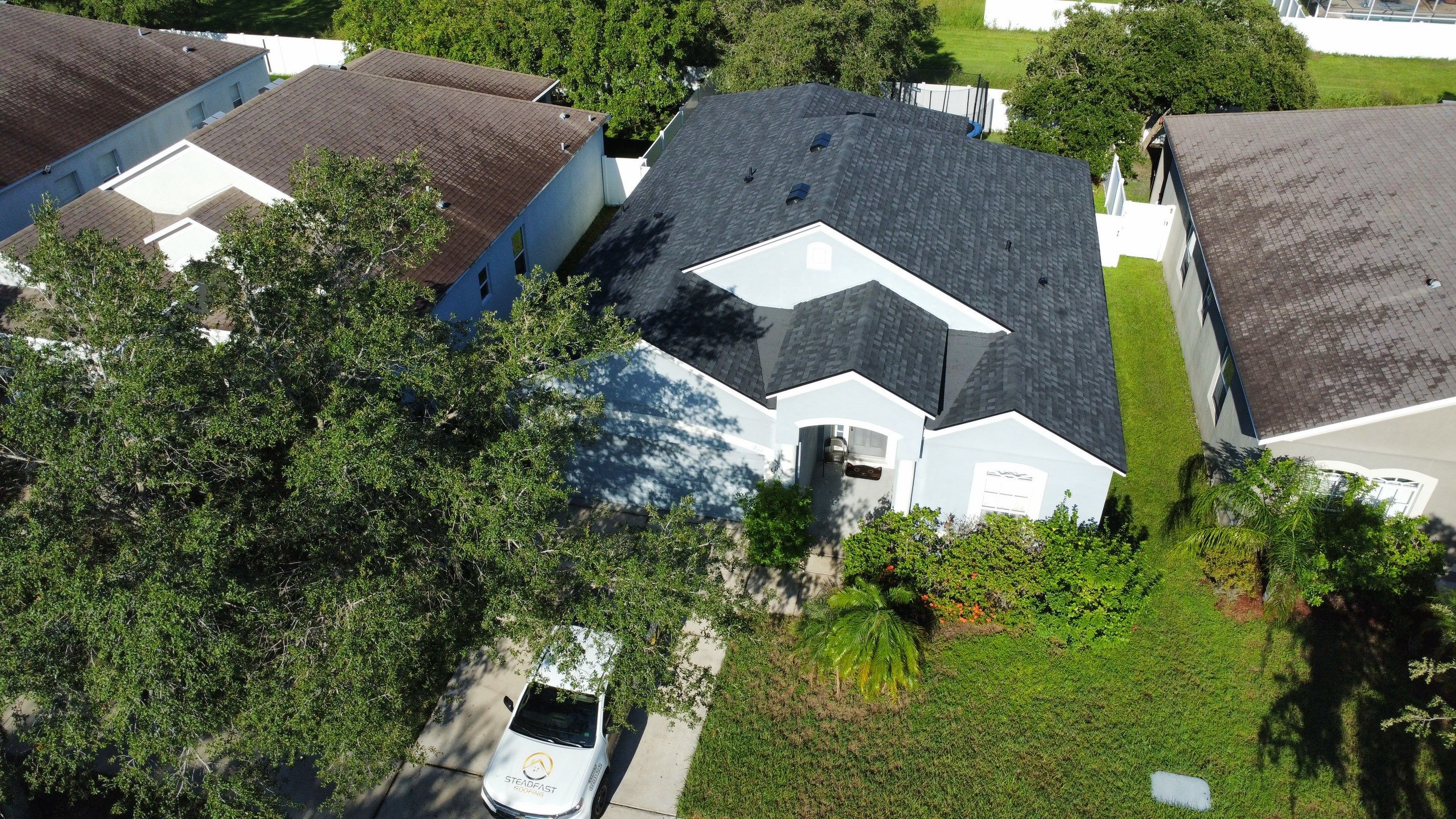 Roof Replacement in Ruskin FL. by Steadfast Roofing 