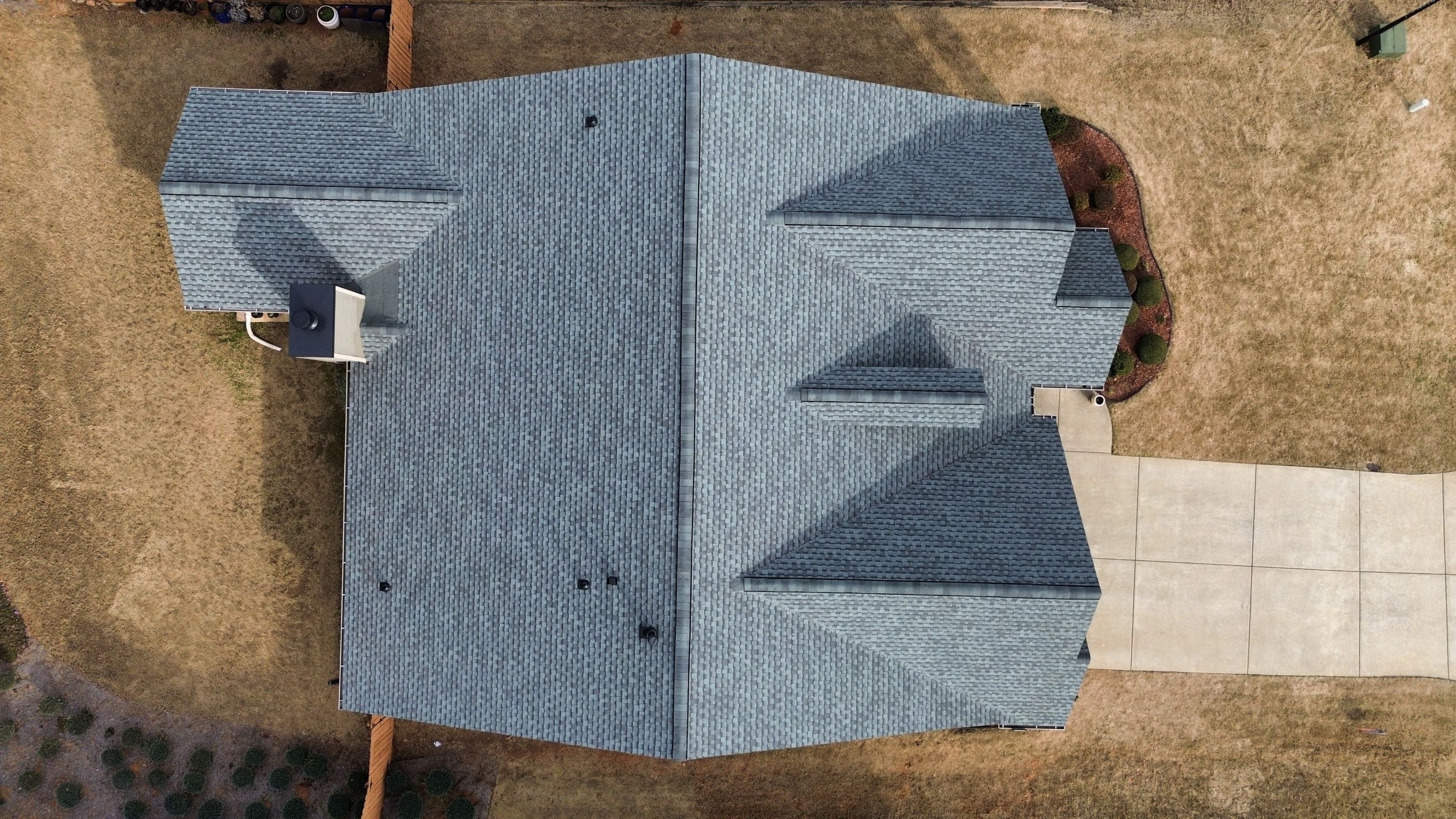 Cumming, GA Roof Replacement, GAF Ultra HDZ Slate by Reset Roofing