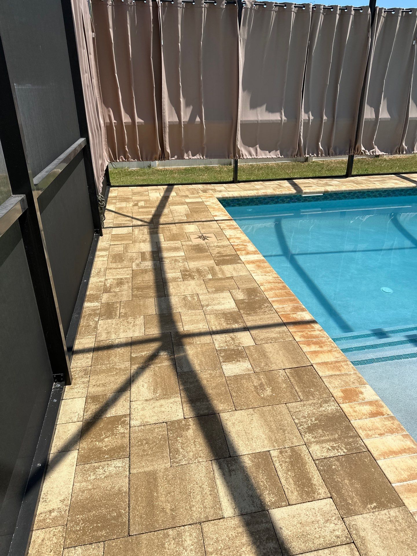 Paver Cleaning and Sealing Pool Deck in Ruskin by Supreme Paver Experts