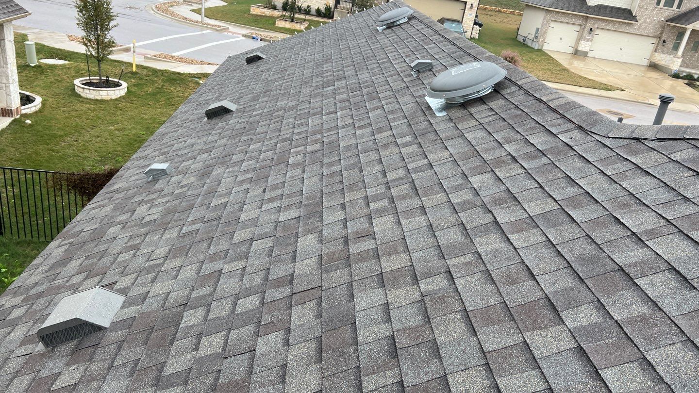 Hail claim roof replacement by Oakwood Roofing and Construction, LLC