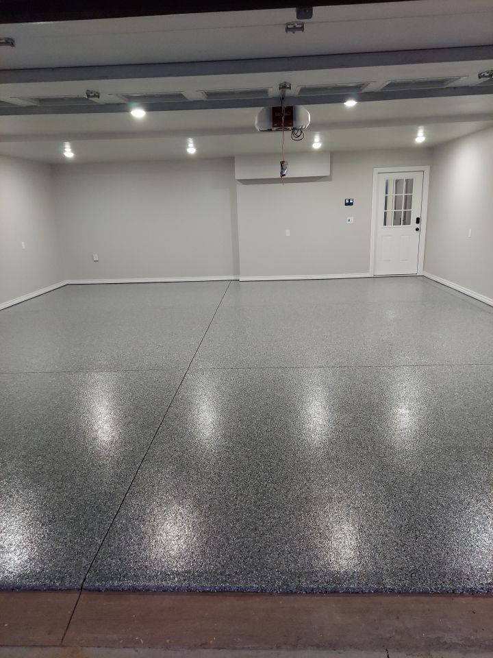 Garage Floor Coating with Smoke by Copperhead Coatings