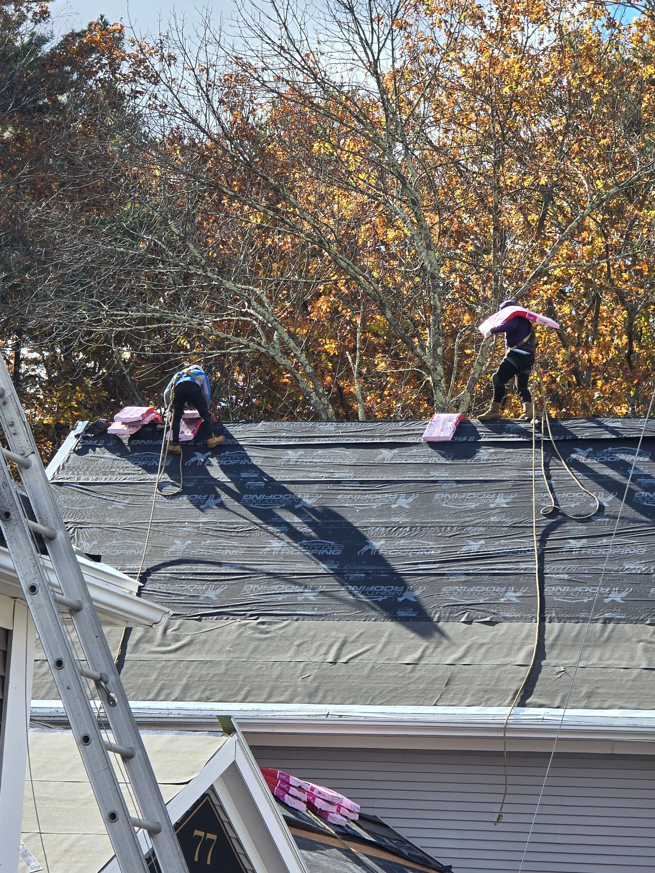 Acton EPDM Roof Edge Reconstruction with Tapered Insulation System by Mighty Dog Roofing of Greater Middlesex County