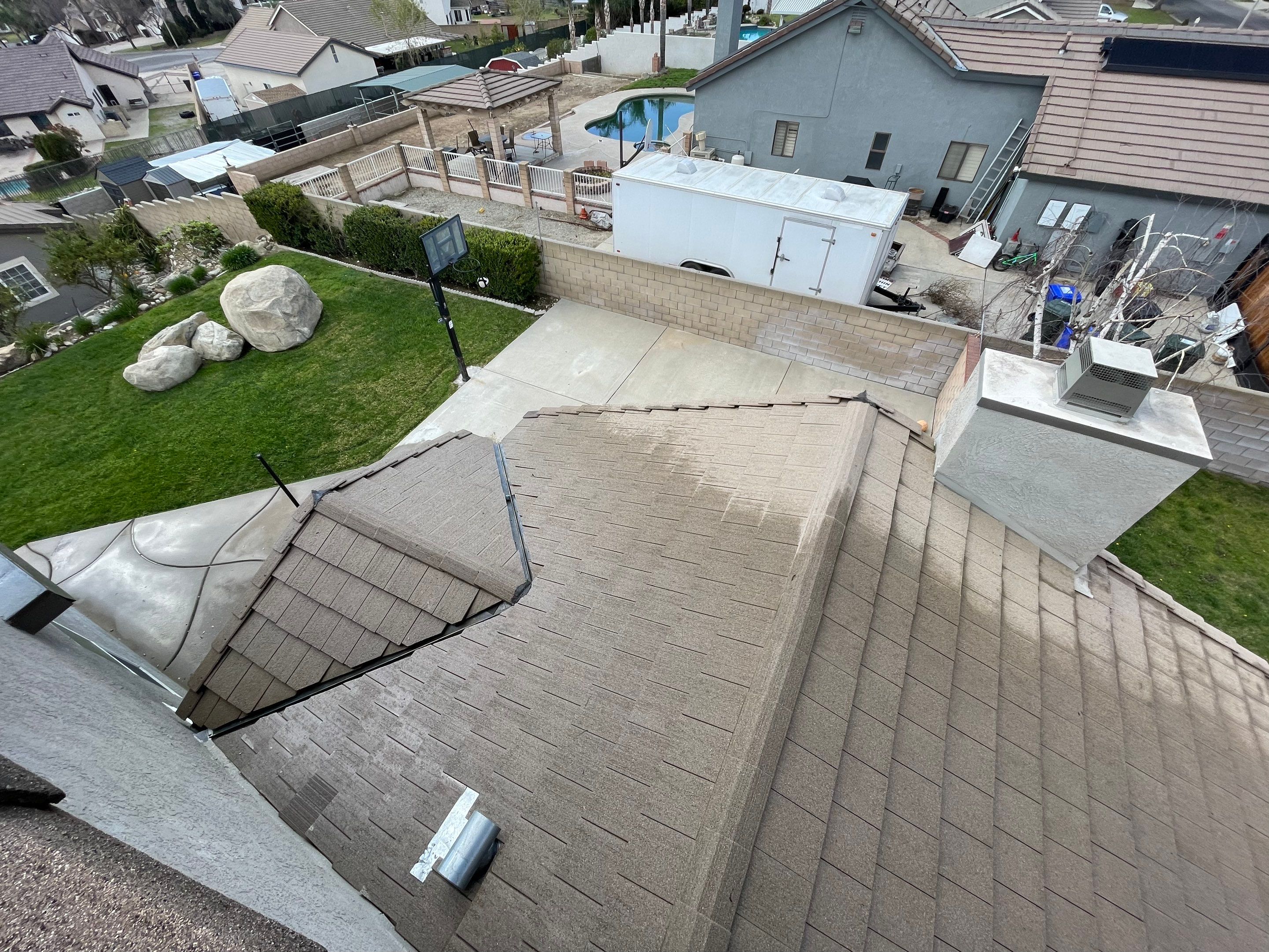 Roof Washing in Rancho Cucamonga Ca by Palm Coast Solar Cleaning