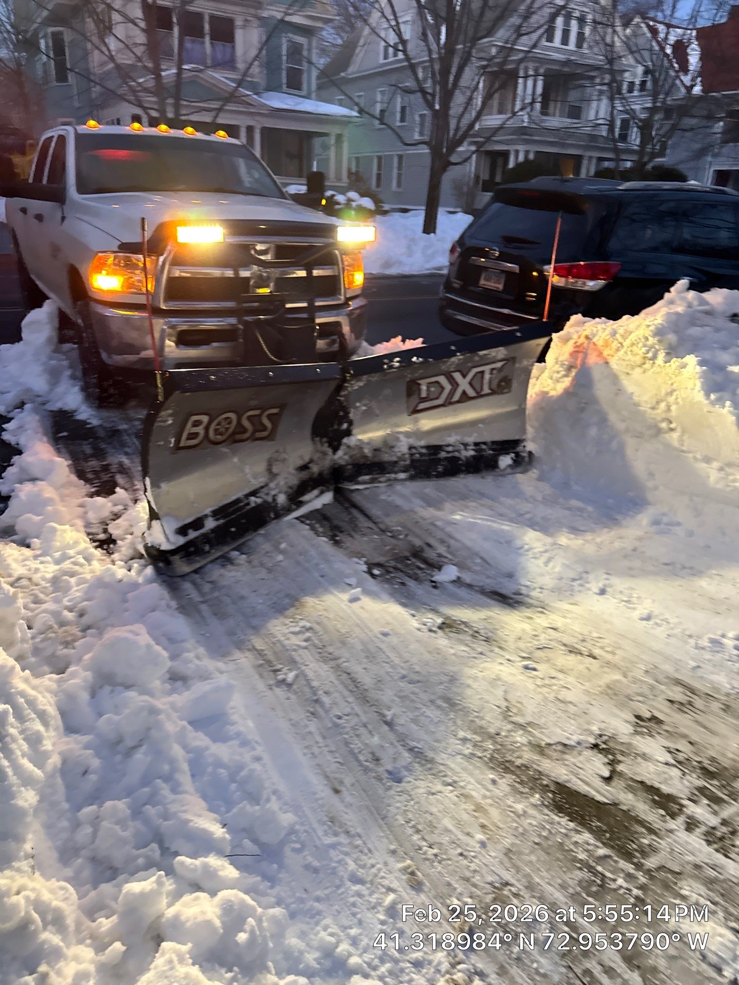Residential Snow Plowing and Removal in New Haven by Diamond Image LLC