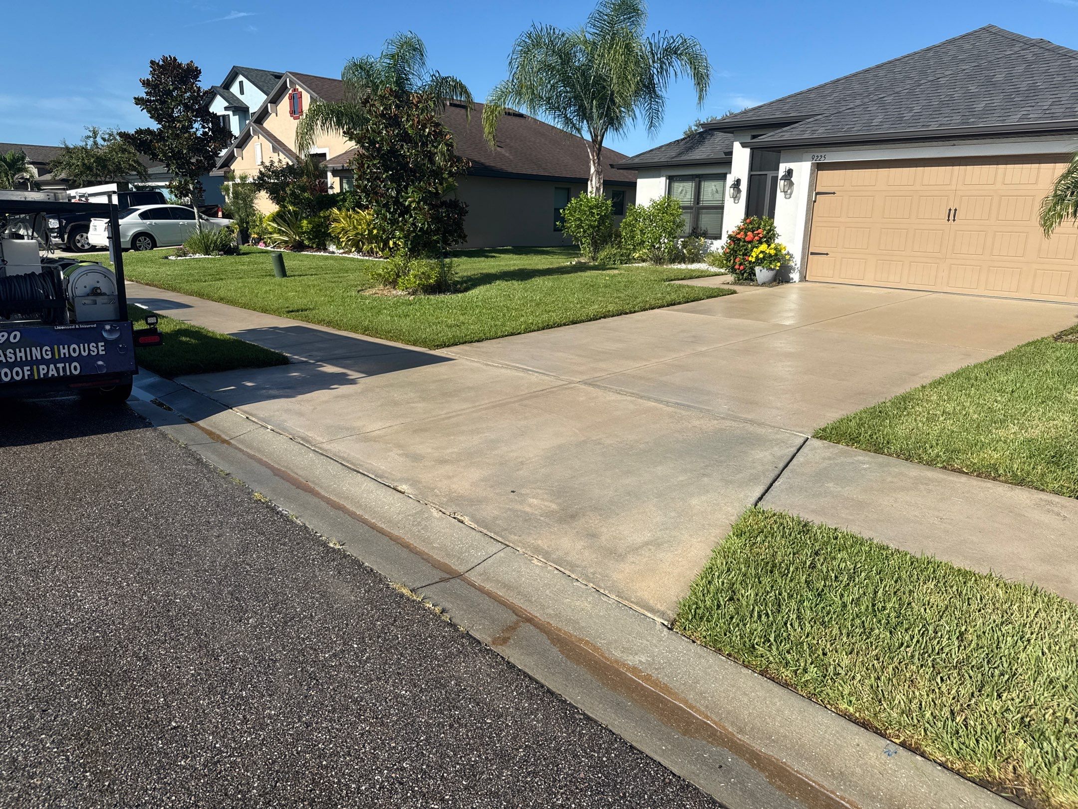 π‘ Safety and curb appeal go hand in hand! by Sunshine AquaWash