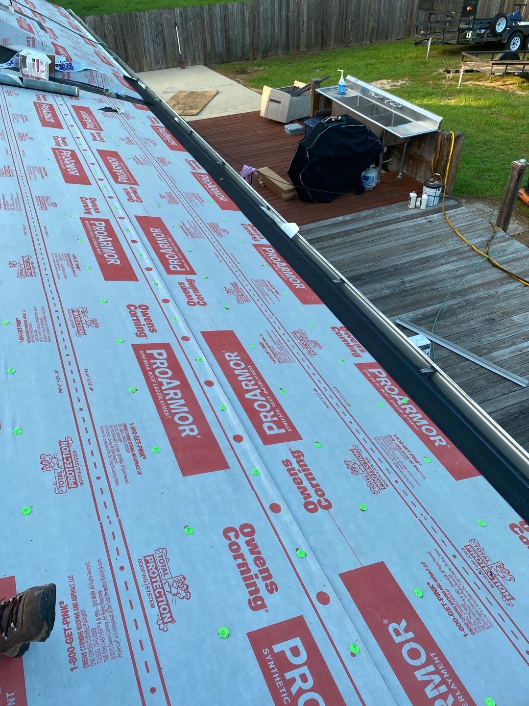 Commercial Roofing Installation using Roof Replacement by American Roofing & Construction LLC