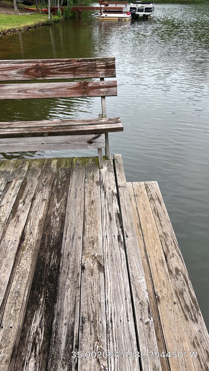 Dock using Wood Sealant by DuraSeal
