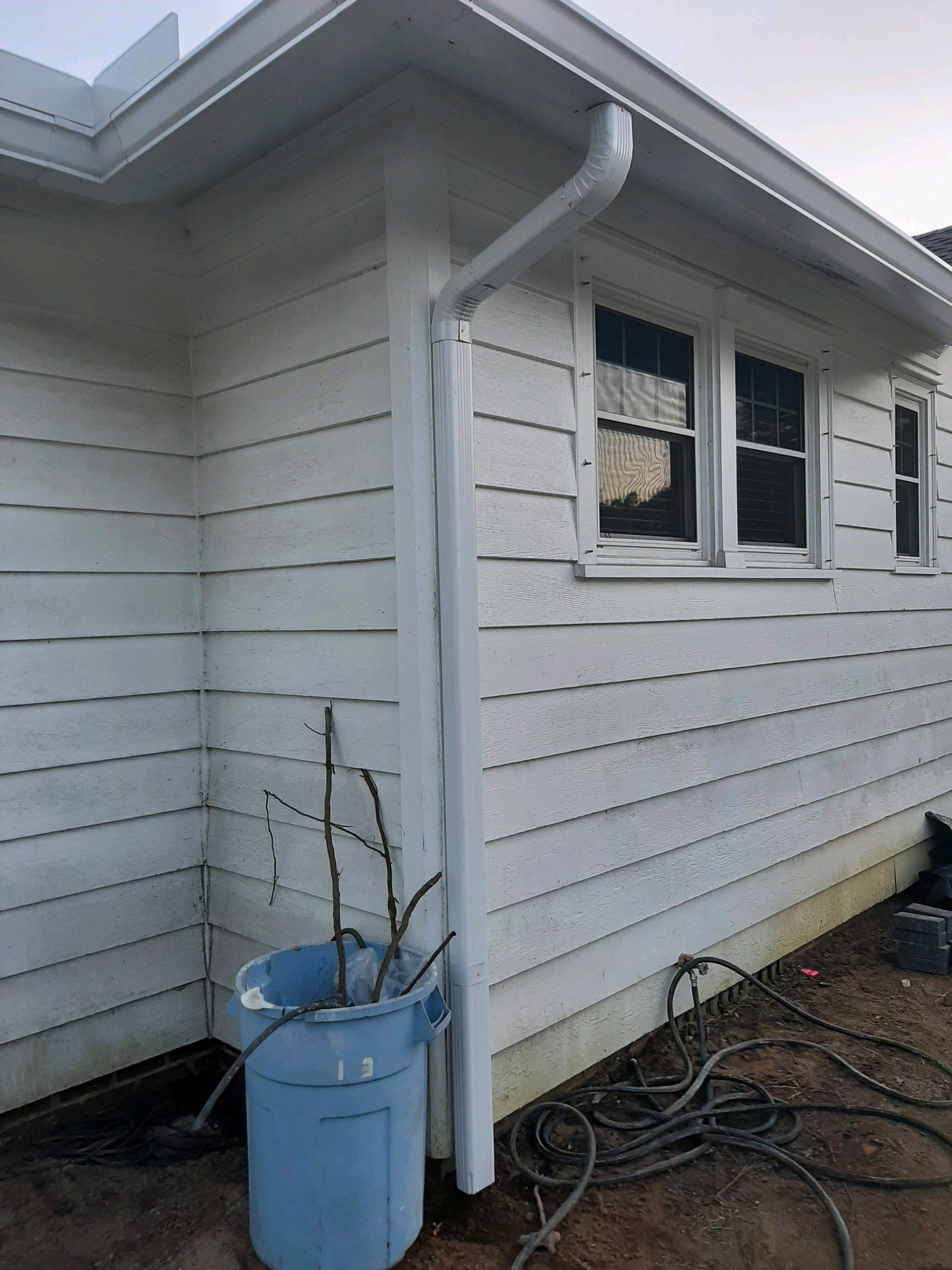 Gutter Installation using K-Style Seamless Gutters by Gutter Professors