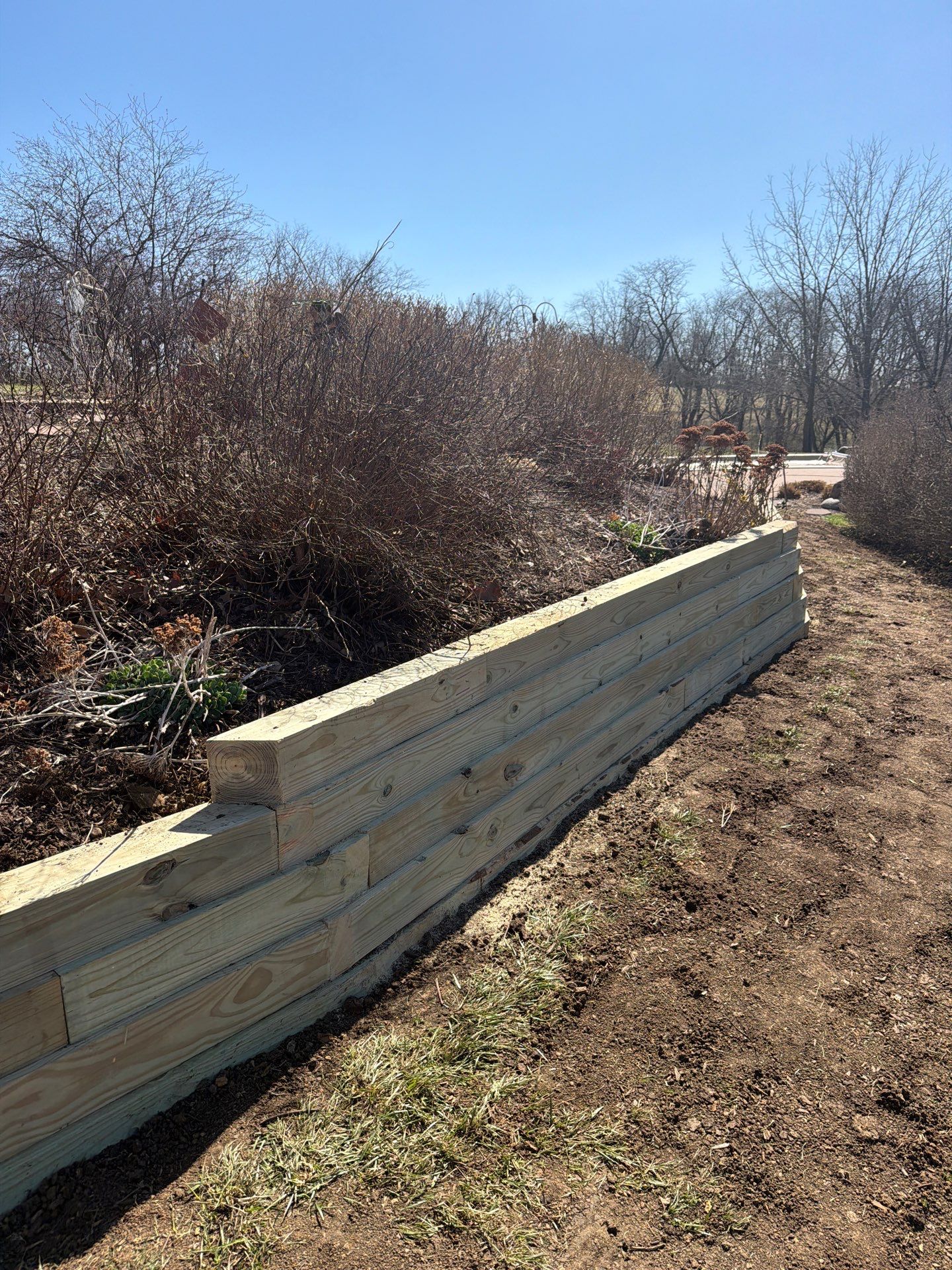 Retaining Wall by Cutting edge painting 