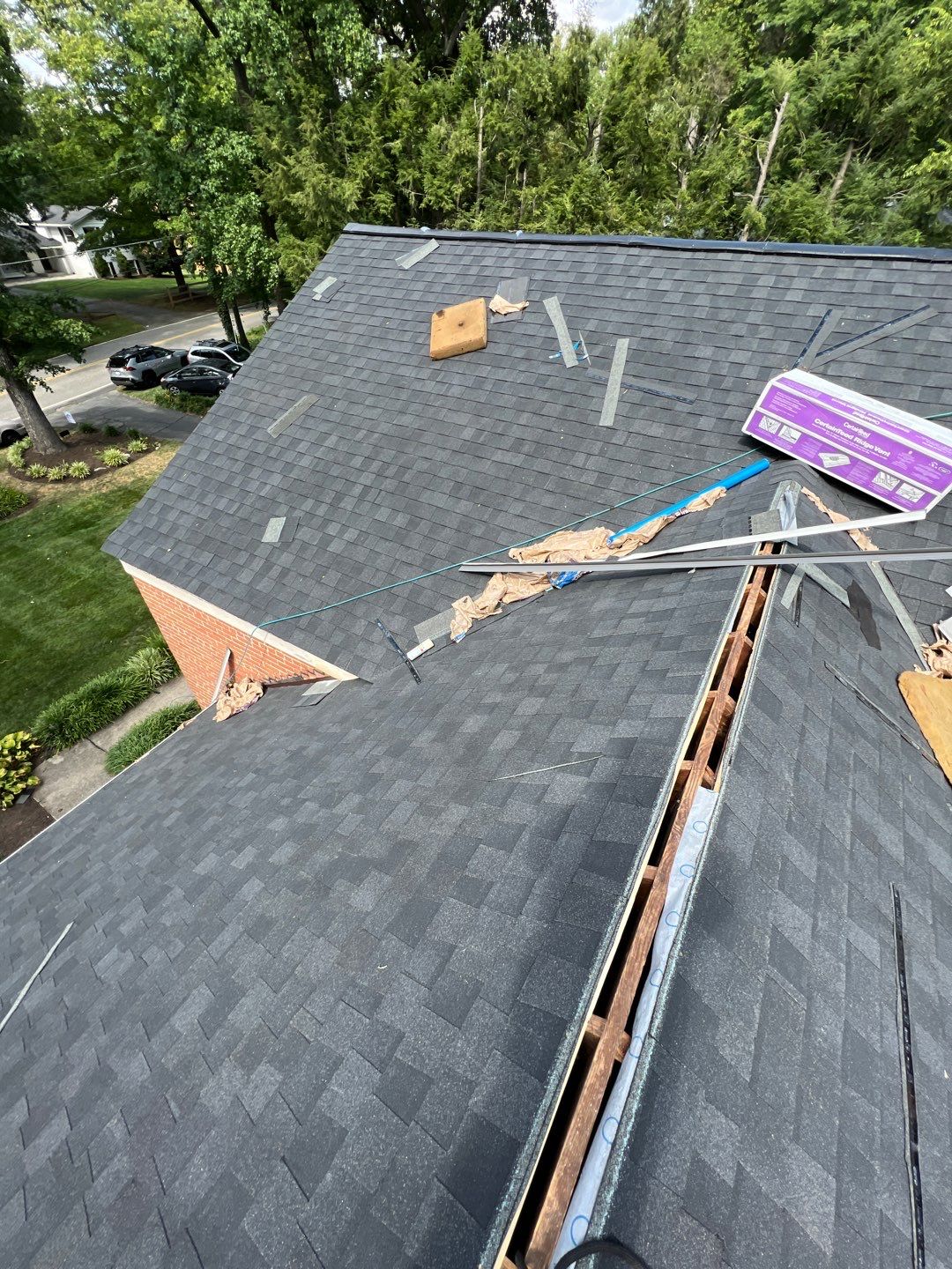 Alexandria Roof Project - CertainTeed Landmark Pro Max Def Charcoal Black Shingles by RM Banning, Inc.