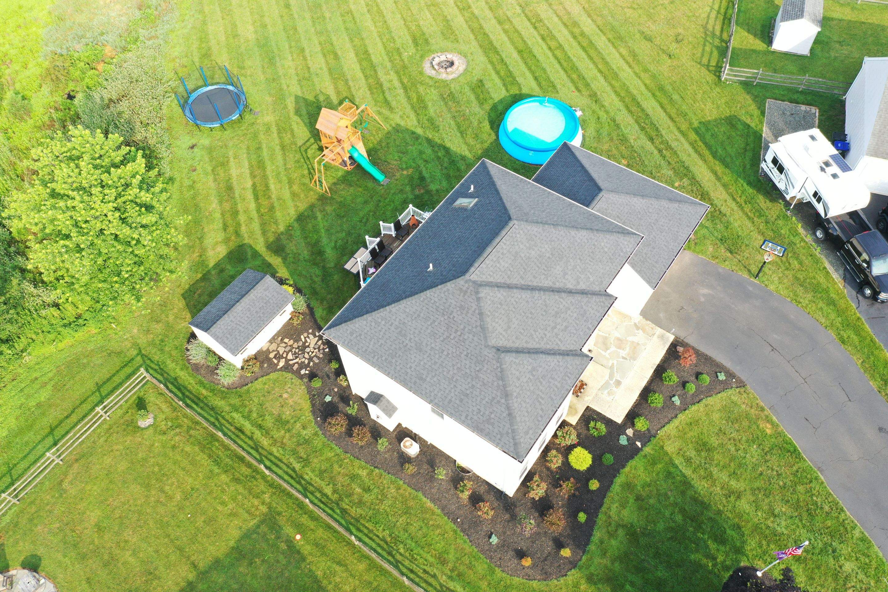 Roofing Installation using CertainTeed Landmark - Moire Black by Storm Guard of Ches-Mont PA