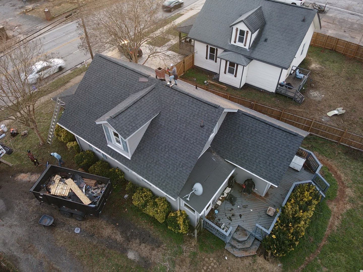 Landmark Shingle Roof Replacement and Decking Repair in Greenville by Roofers LLC