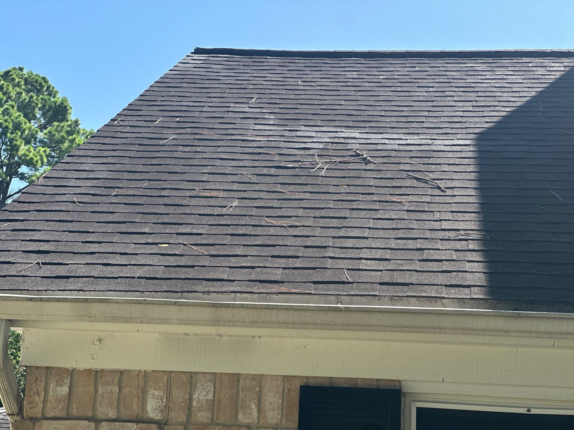 Architectural Shingle Roof — Two-Story Colonial in Spring, TX by PL Roofing & SB Roofing, LLC.