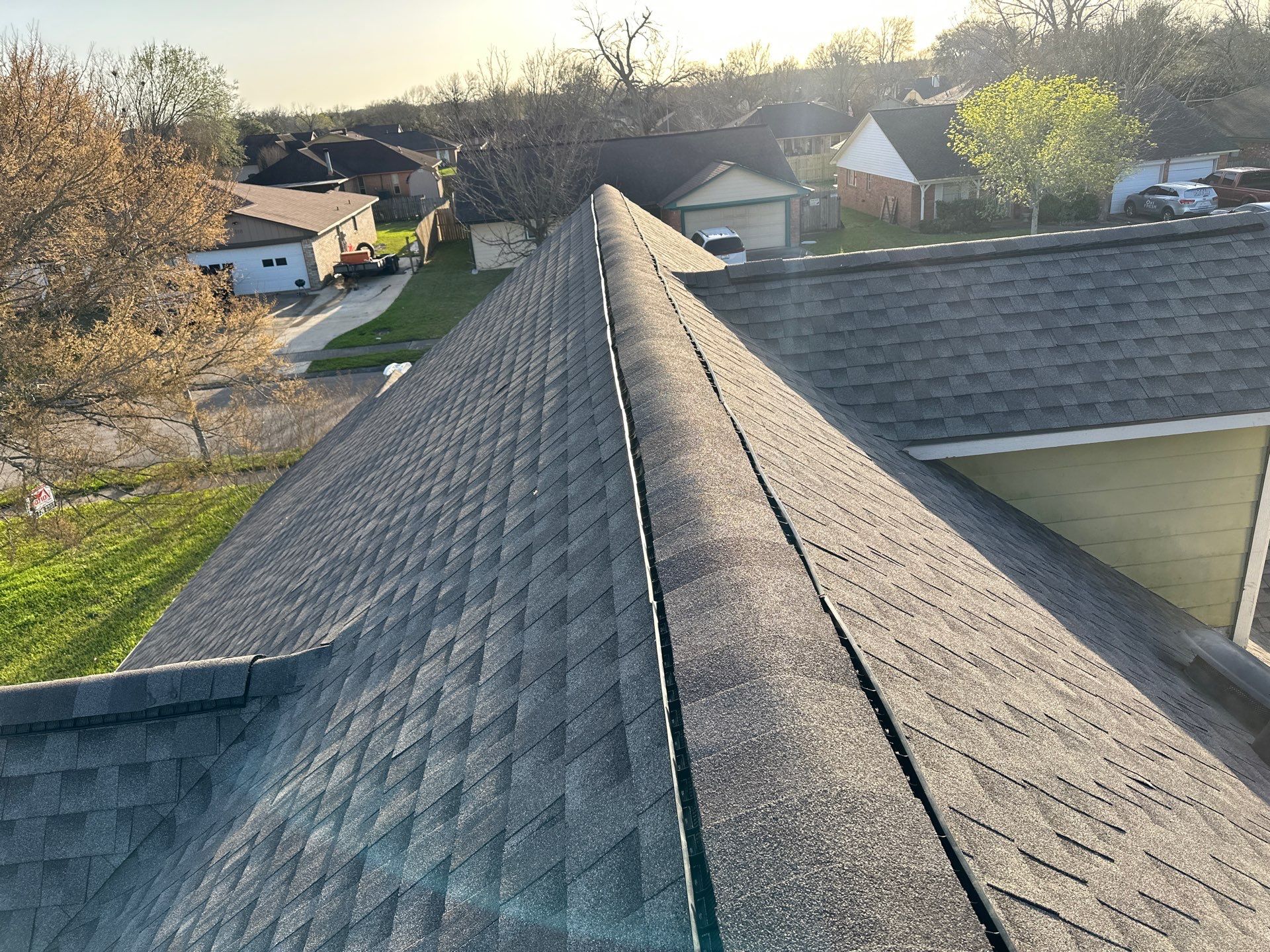 Residential Roofing Repair using GAF Timberline HDZ by Motion Roofing