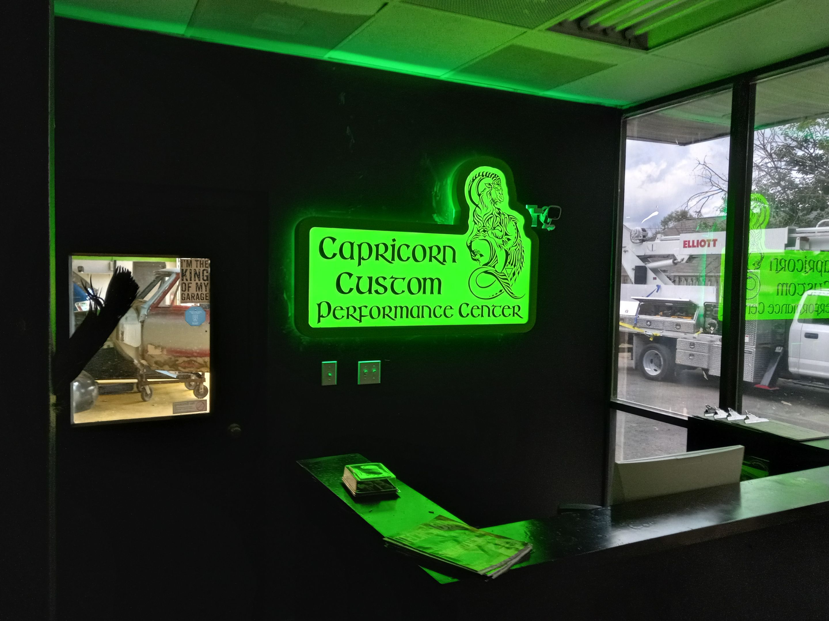 Capricorn Custom Peformance Center by Carolina Signs and Wonders