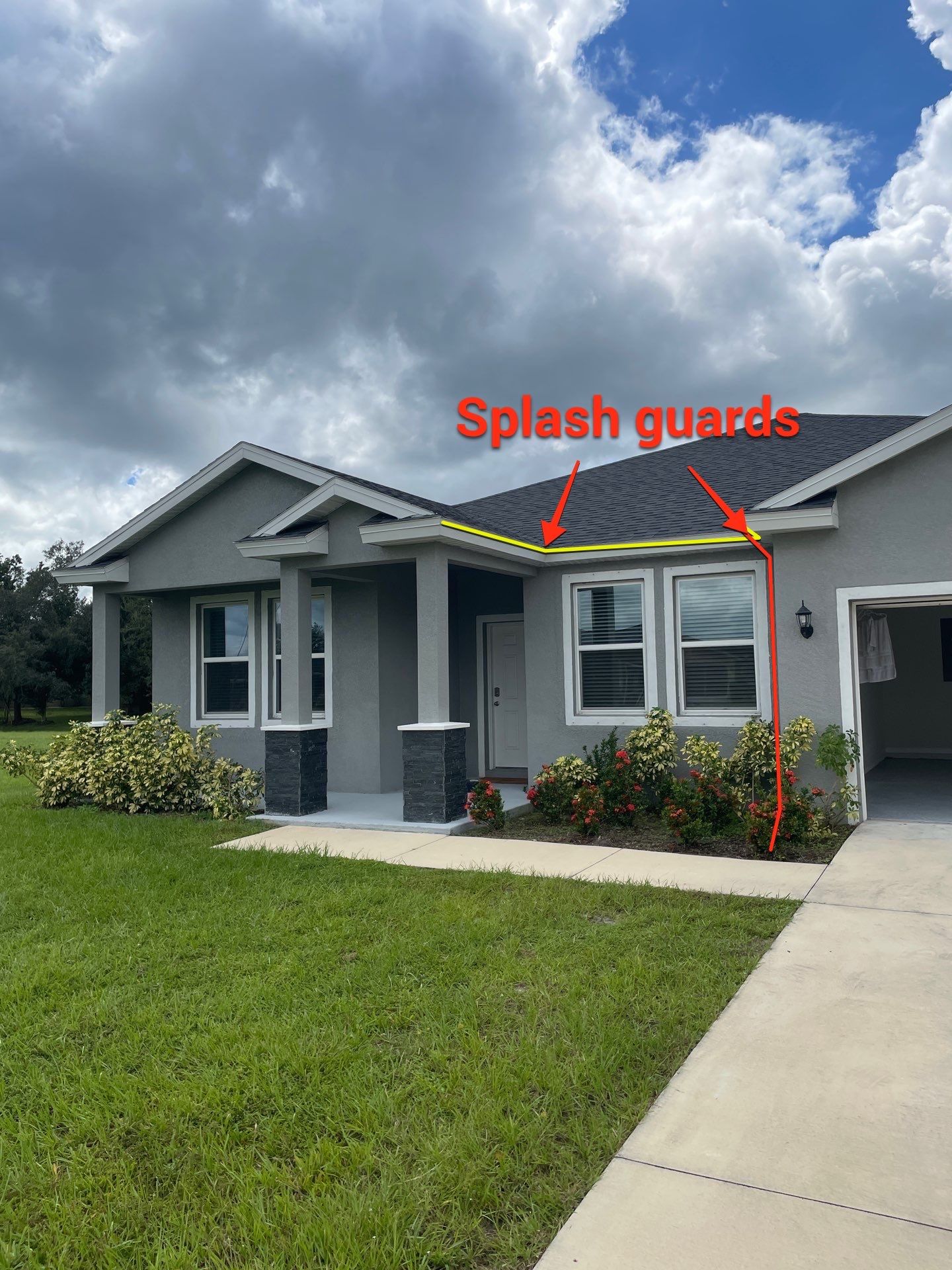 6-inch K-style Seamless Gutters in Punta Gorda FL by Gutter Professors