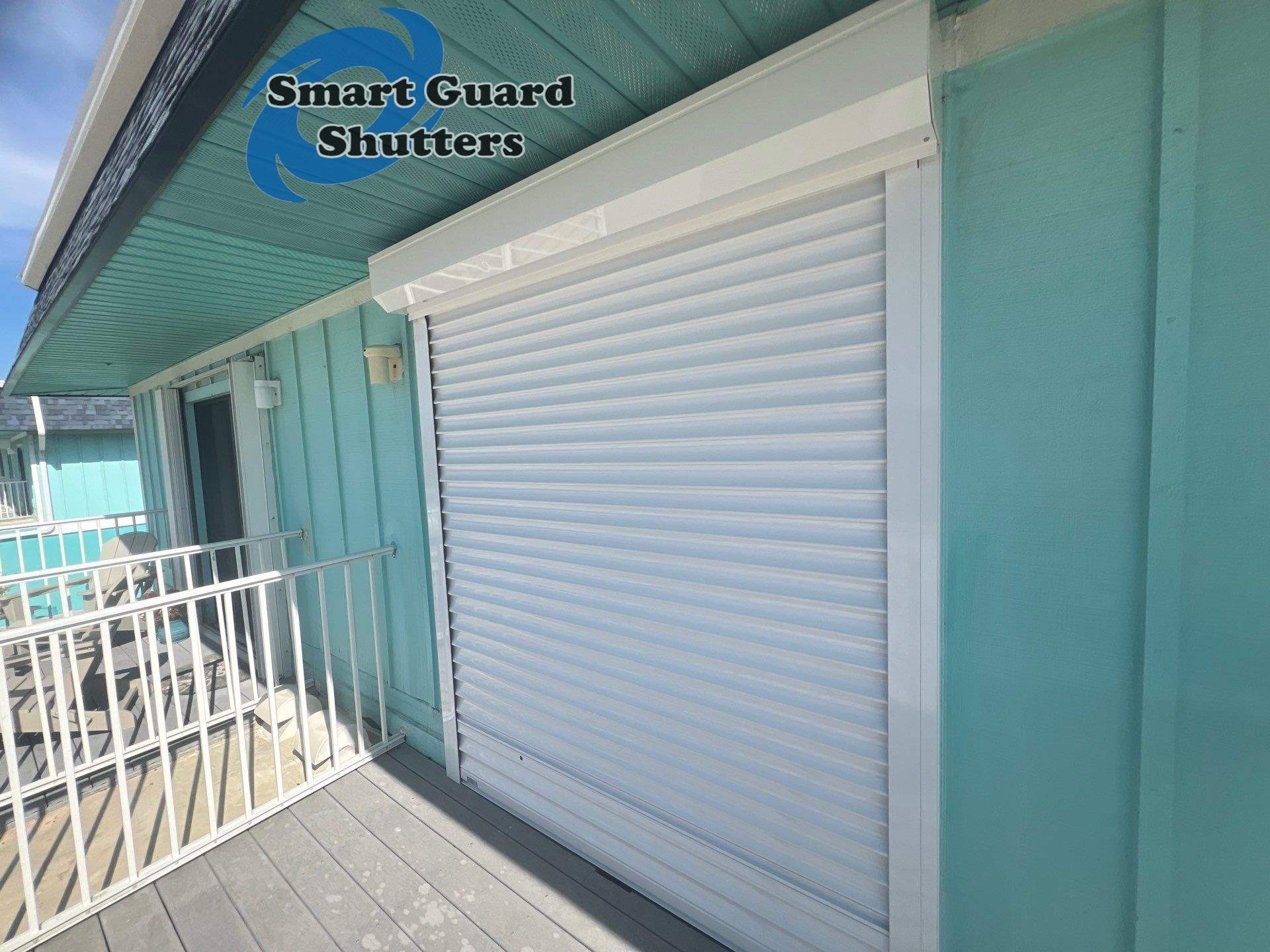 Rolling Shutters in White by Smart Guard Shutters