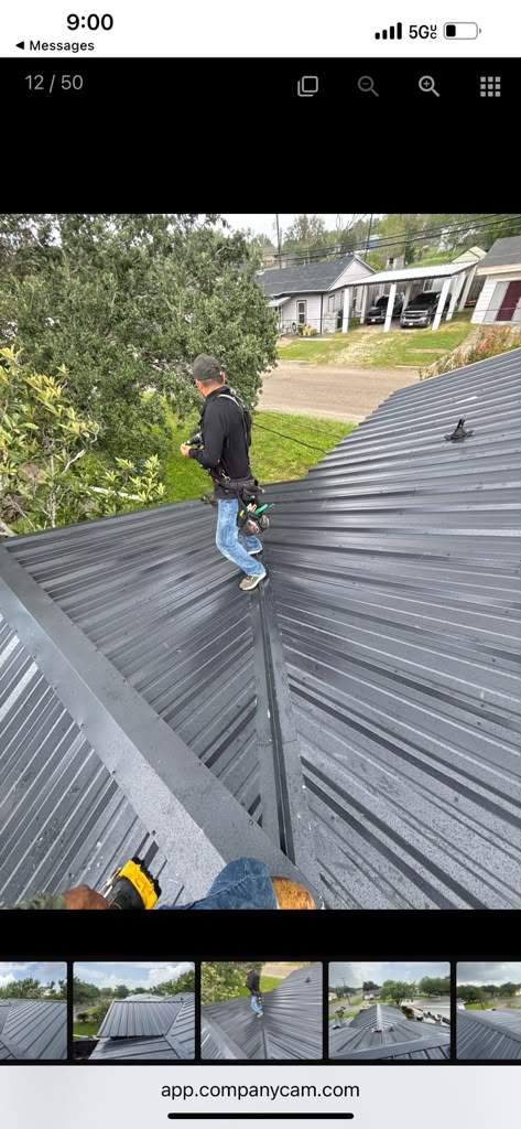 Metal roof makeover - Project in Taft, TX by Frontline Contracting Llc - DBA Frontline Roofing - DBA Frontline Home Solutions