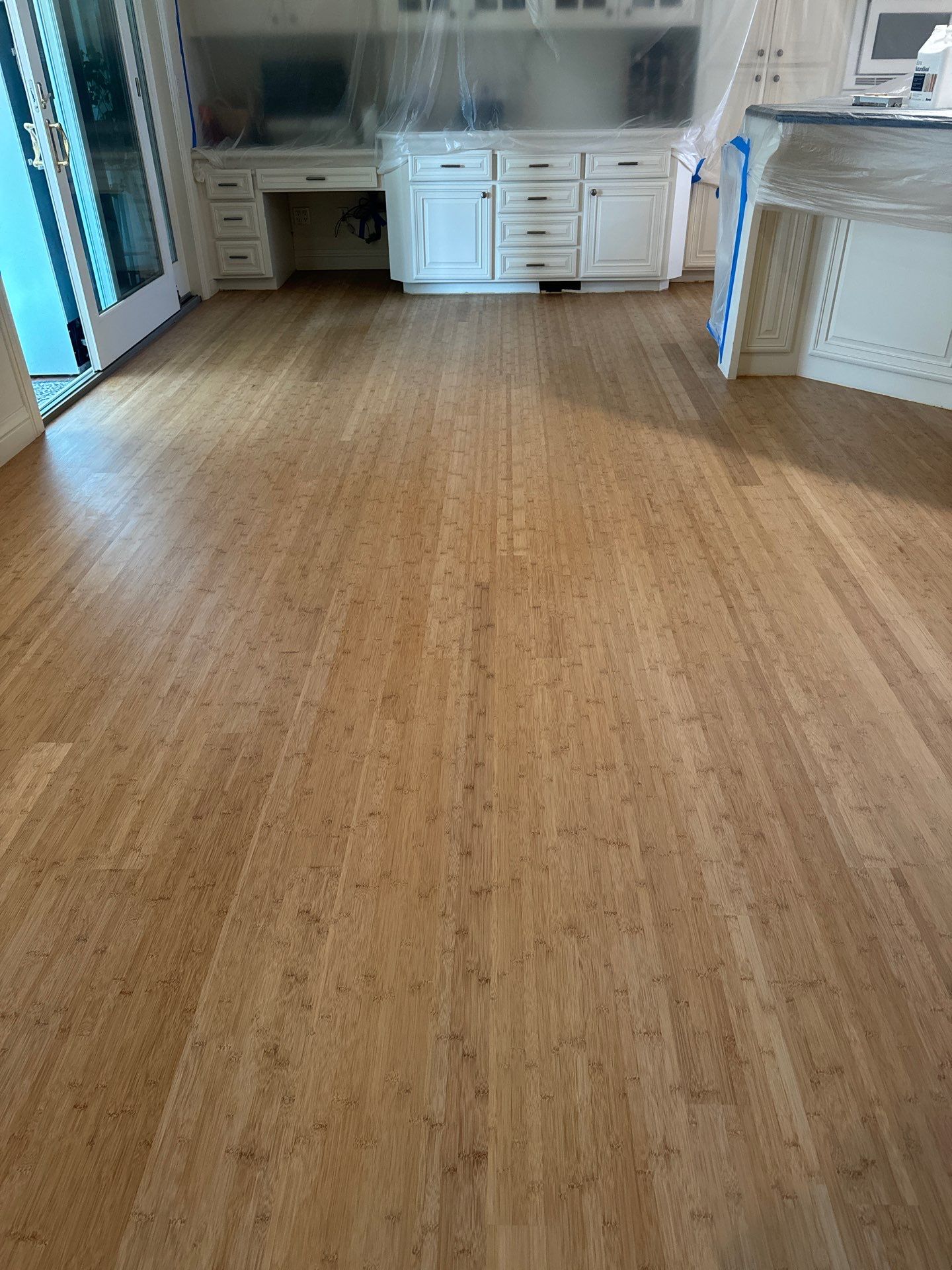 Bamboo Floor Refinish in Fair Oaks by Footprints Floors South Sacramento