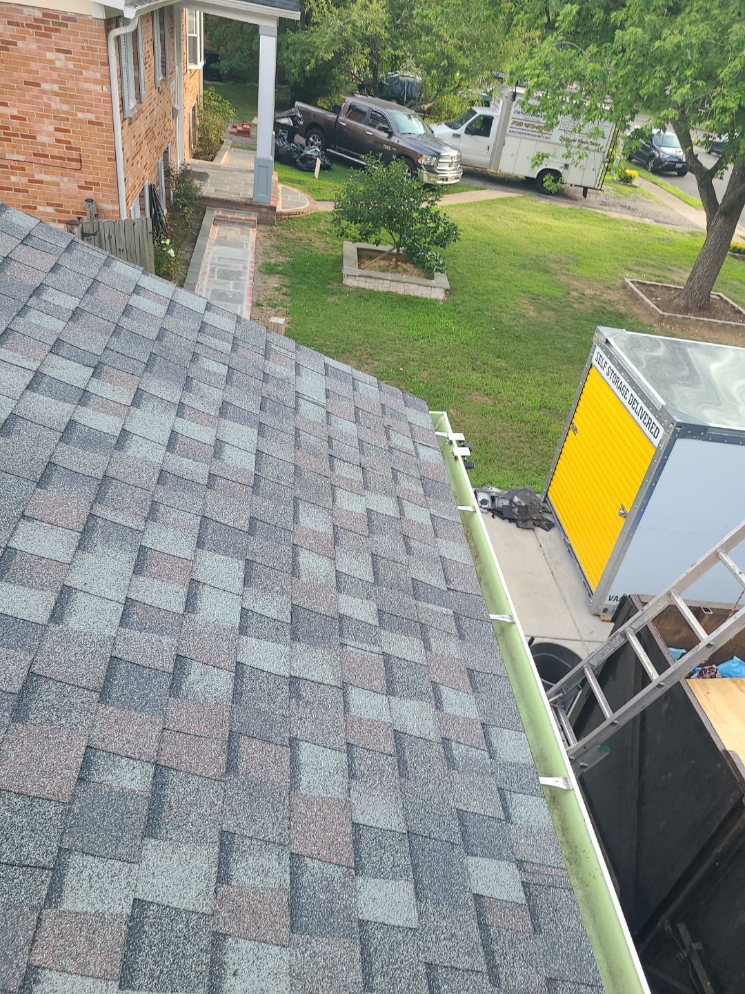 Woodbridge: Roof Replacement with CertainTeed Landmark Pro Designer Shingles in Max Def Colonial Slate by RM Banning, Inc.