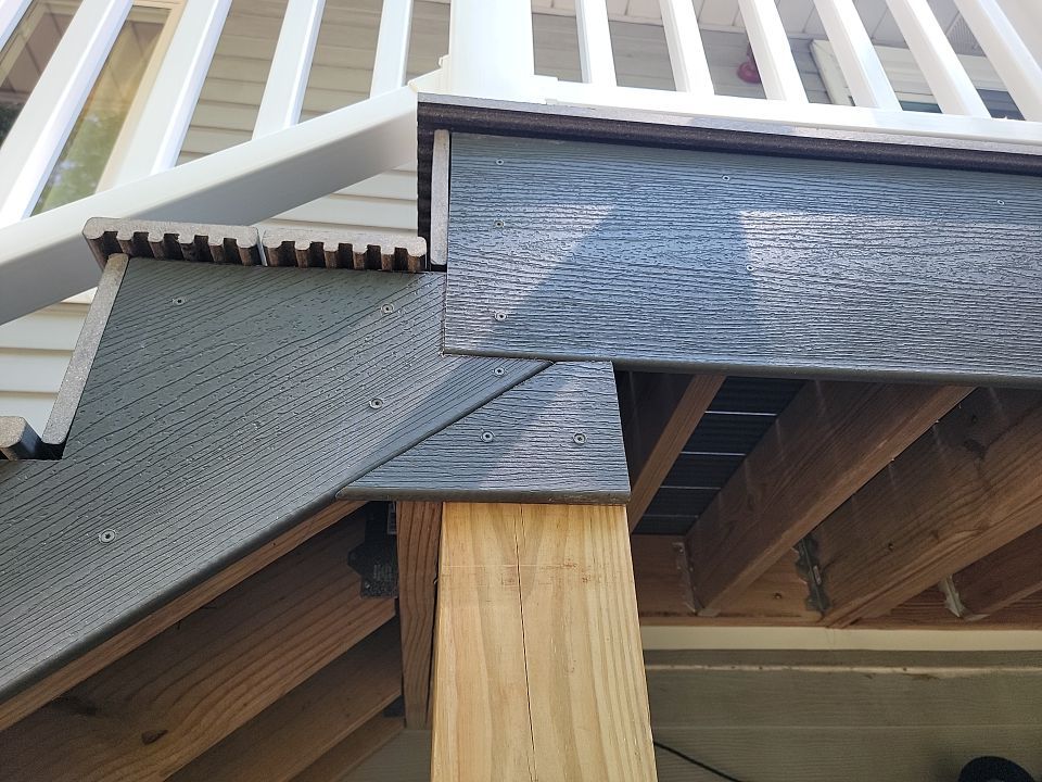 Deck Installation using TIMBERTECH DECKING by Avalon Roofing and Exteriors
