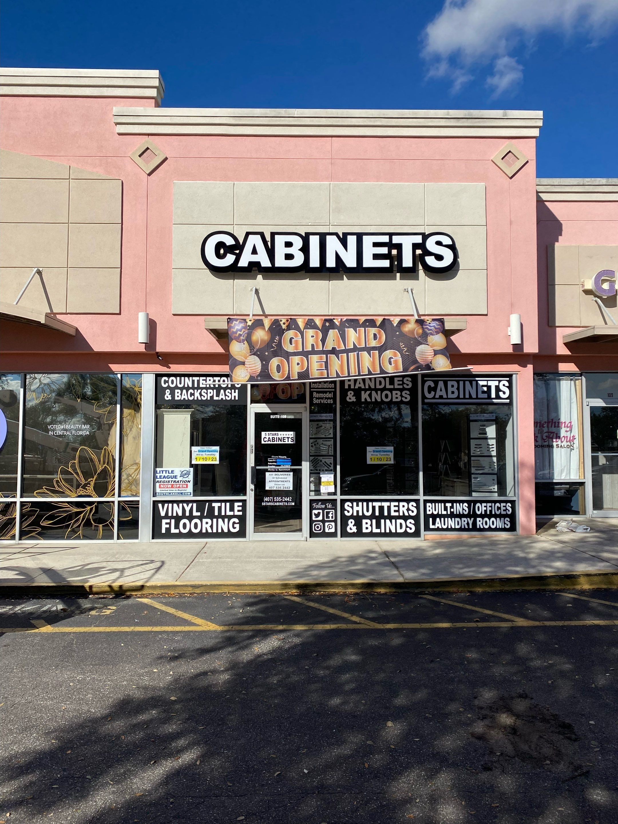 Channel Letters for Cabinets Store by SignCrafters