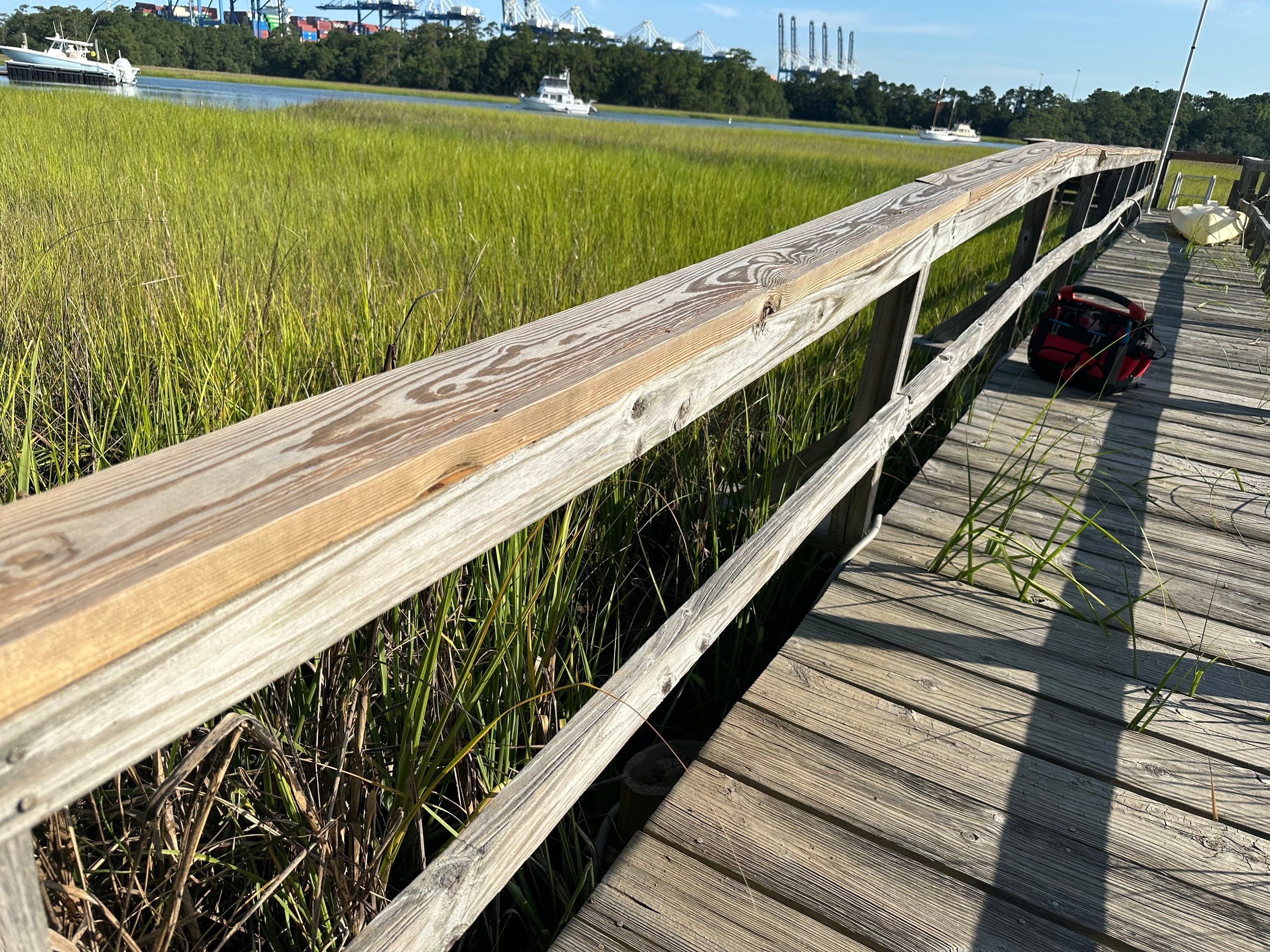 Wood Dock using Wood Sealant by DuraSeal