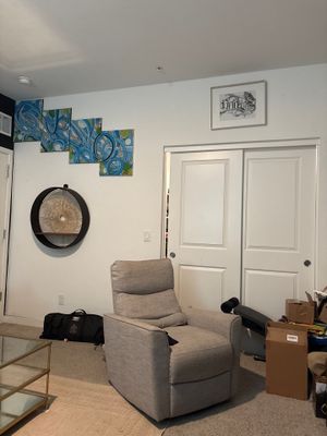 Modern Interior Renovation with Matte Black Accent Wall in Buckeye