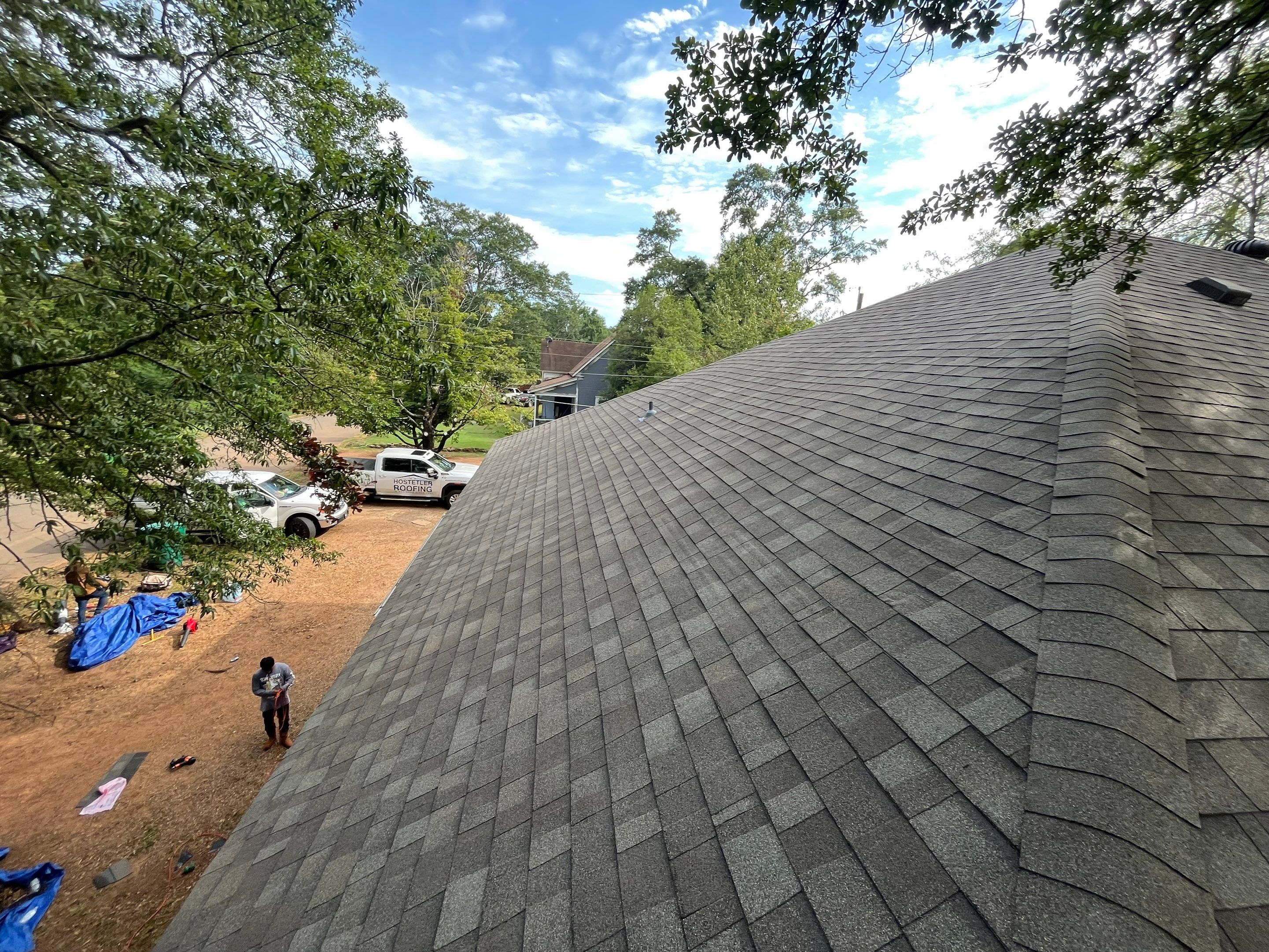 Storm Restoration Reroof: 30 Year Architectural Shingle by Hostetler Roofing