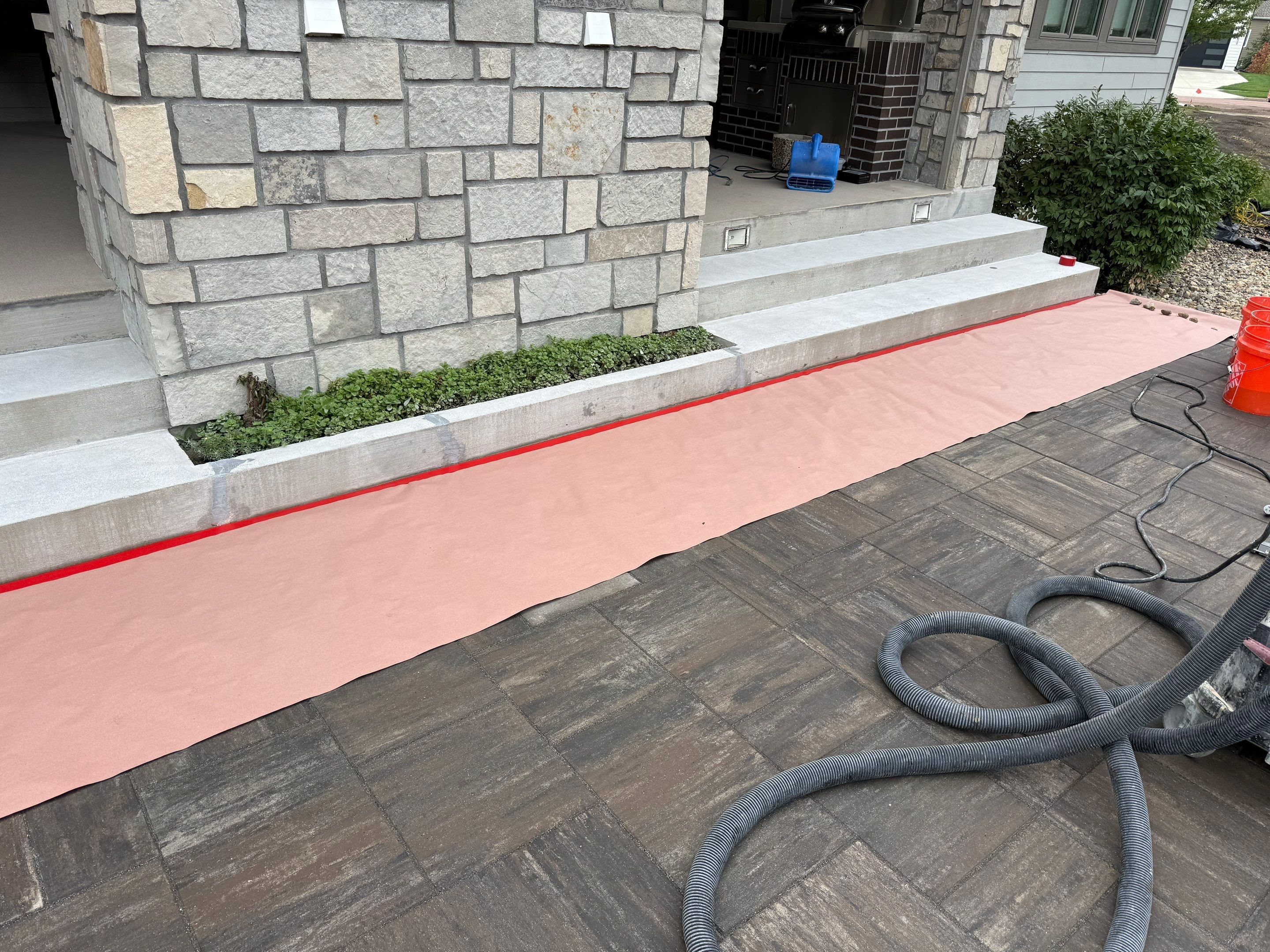 Sioux Falls Patio Concrete Coating and Porch Step Repair by Select Painting, Coatings & Garage Cabinets