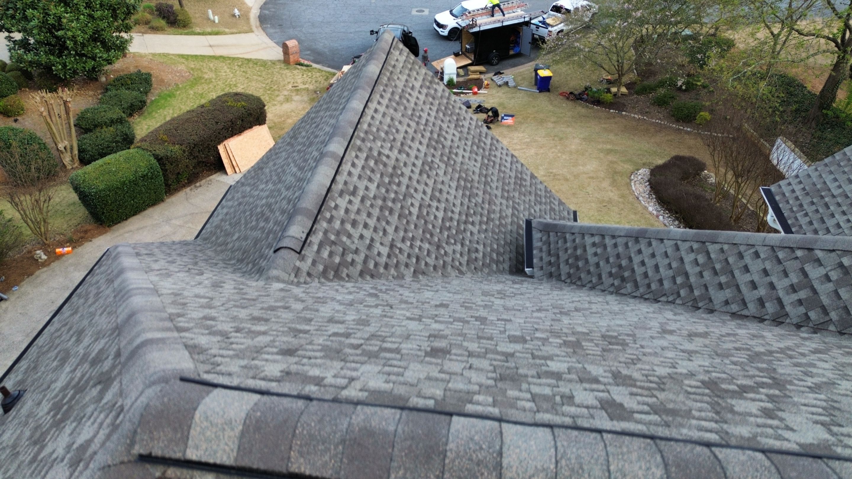 Roswell, GA Roof Replacement, GAF HDZ Weathered Wood by Reset Roofing