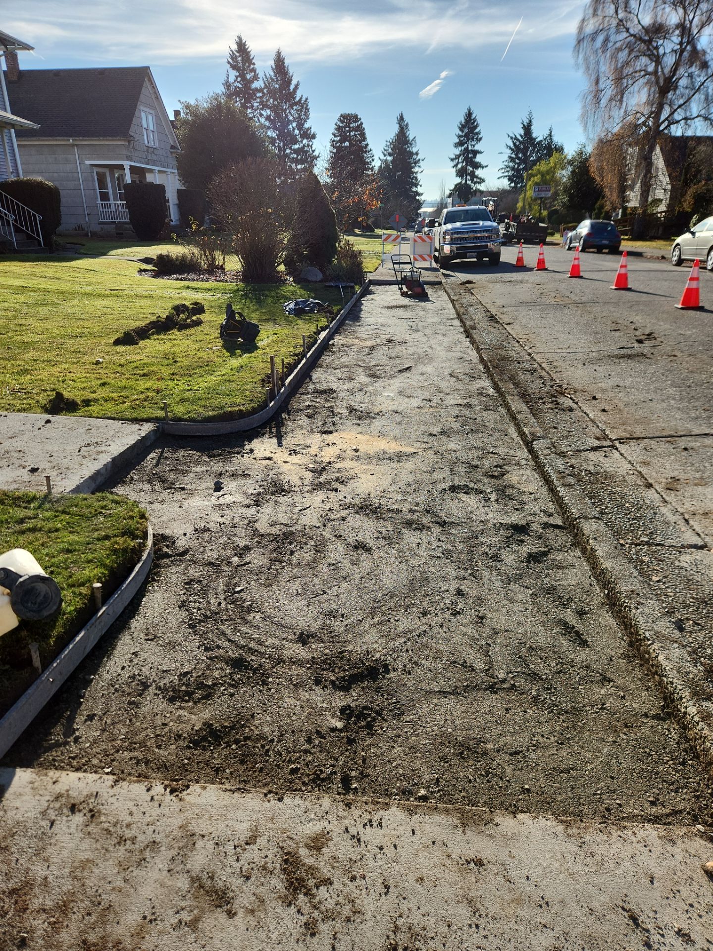 Opal Blue | Concrete Sidewalk by Jireh Asphalt & Concrete Inc 