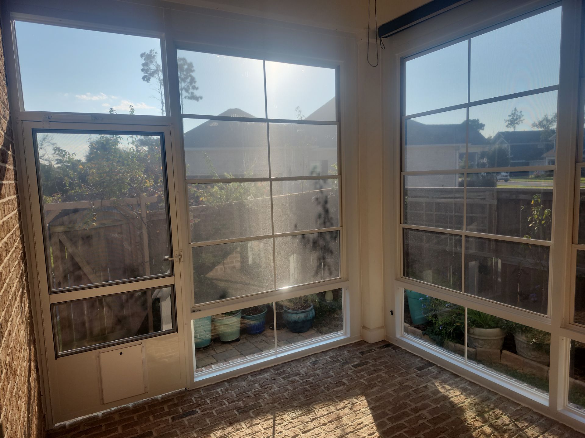 Screen Under w/Vinyl Flexiglaze windows by Titan Sunrooms