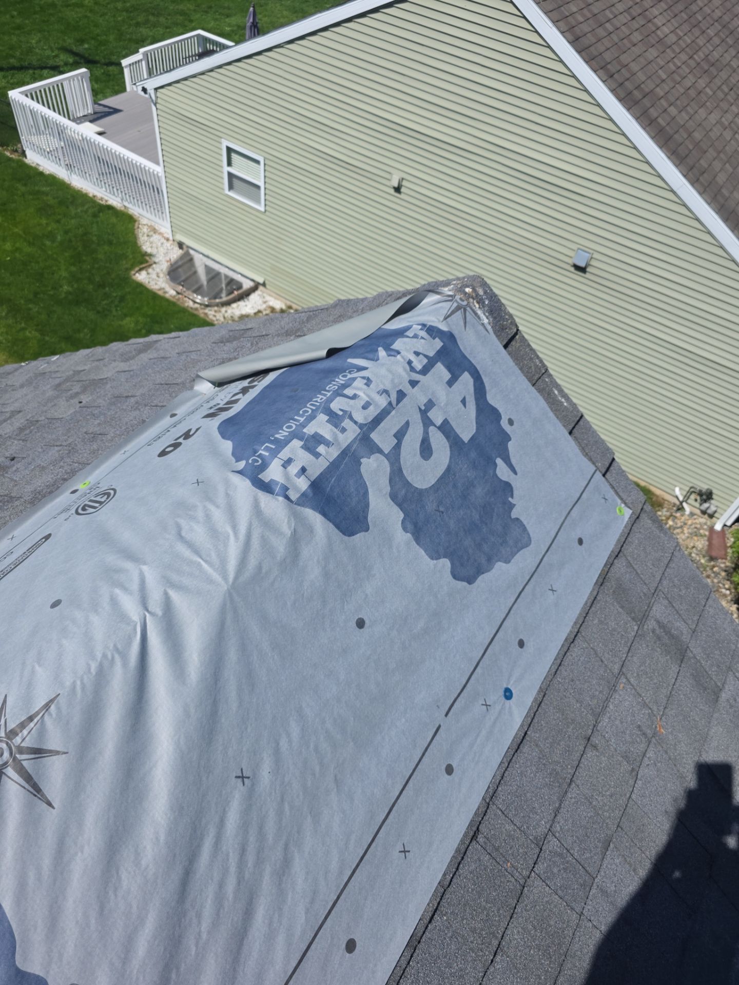 Storm Damage Repaired  by 42 North Construction, LLC.