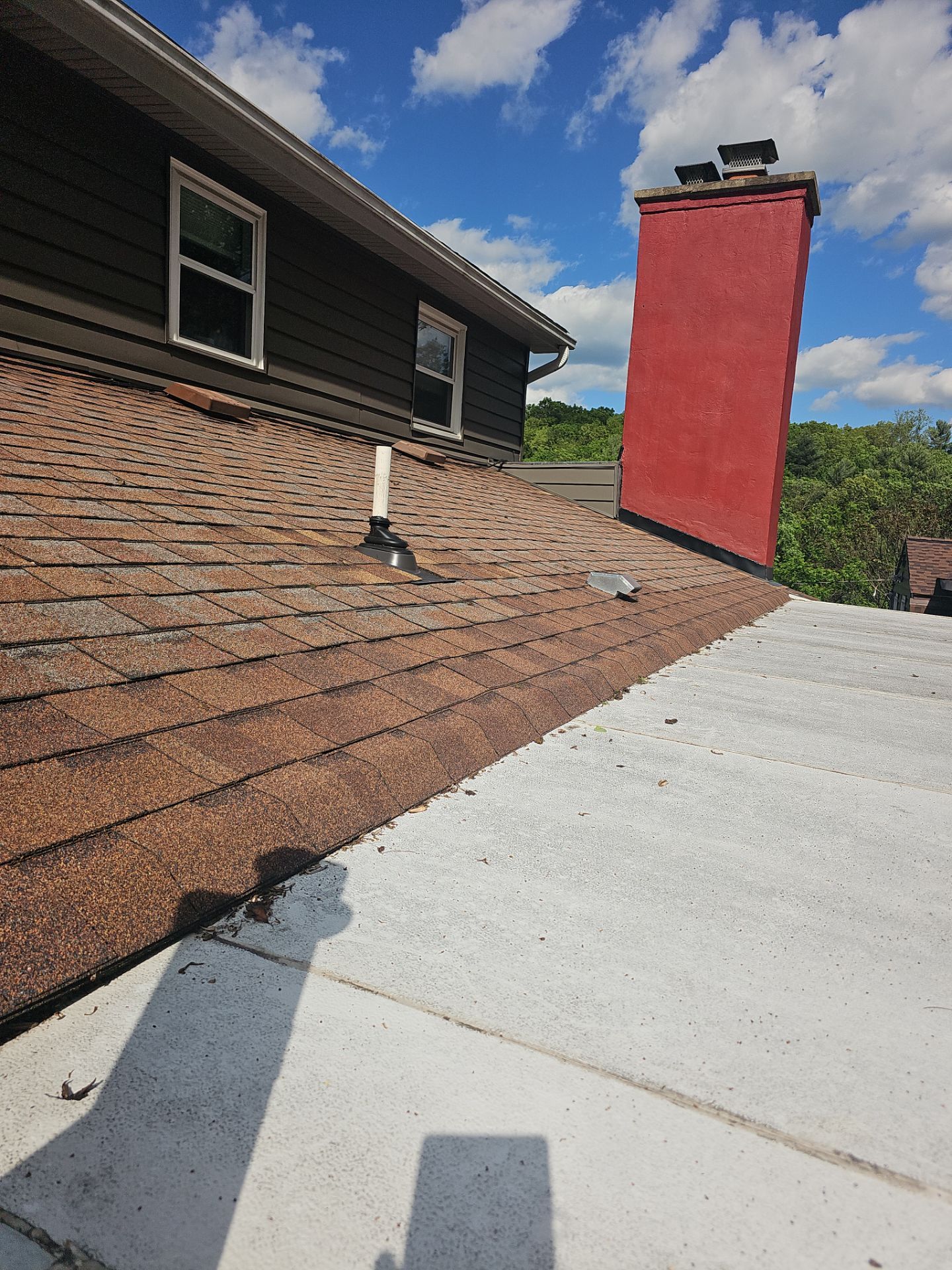 Roof Repair - Vent, Siding, and Chimney Flashing and Partial Roof Replacement by Winchester Roofing