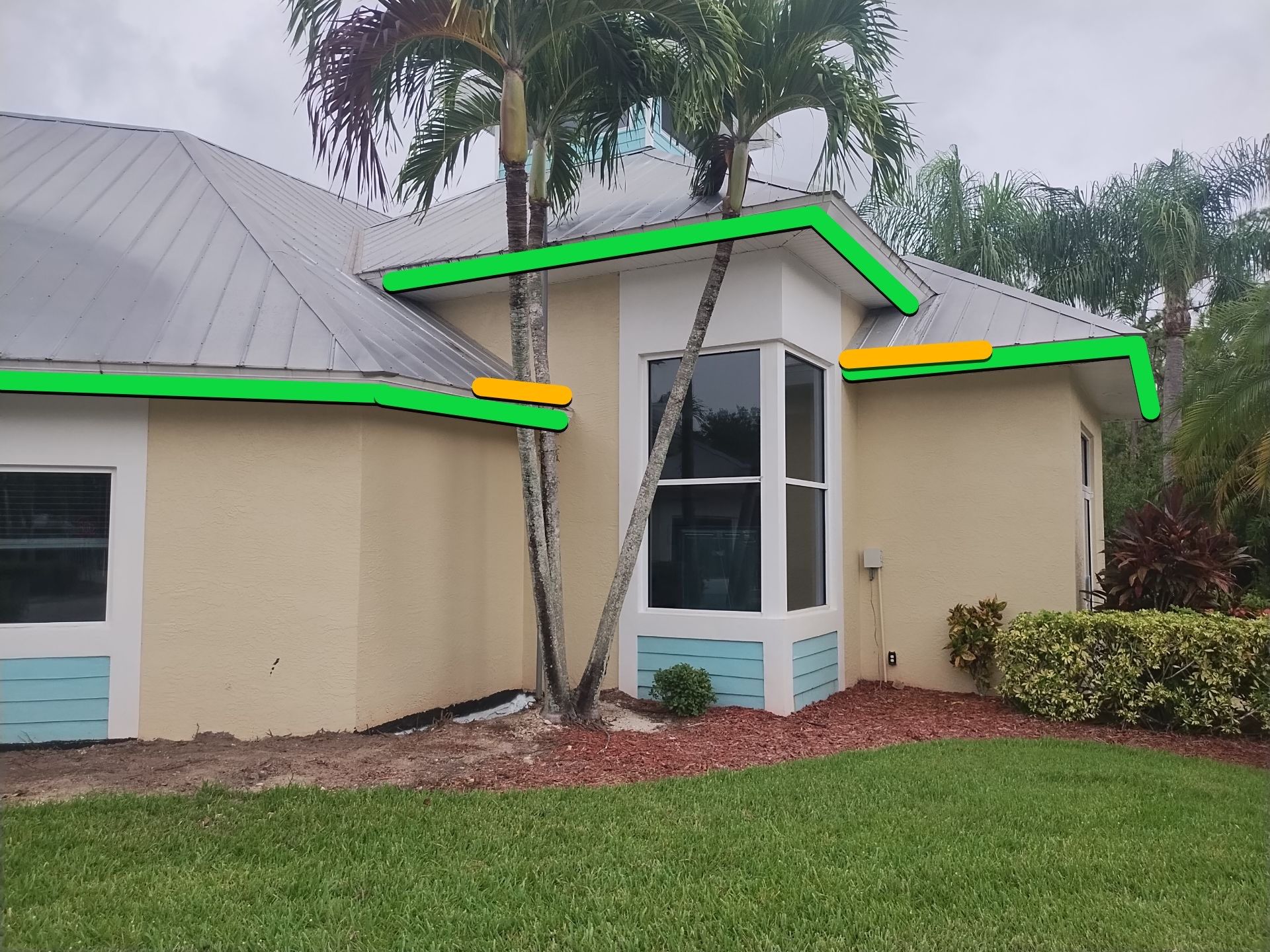 White K-Style Gutters in Fort Myers FL by Gutter Professors