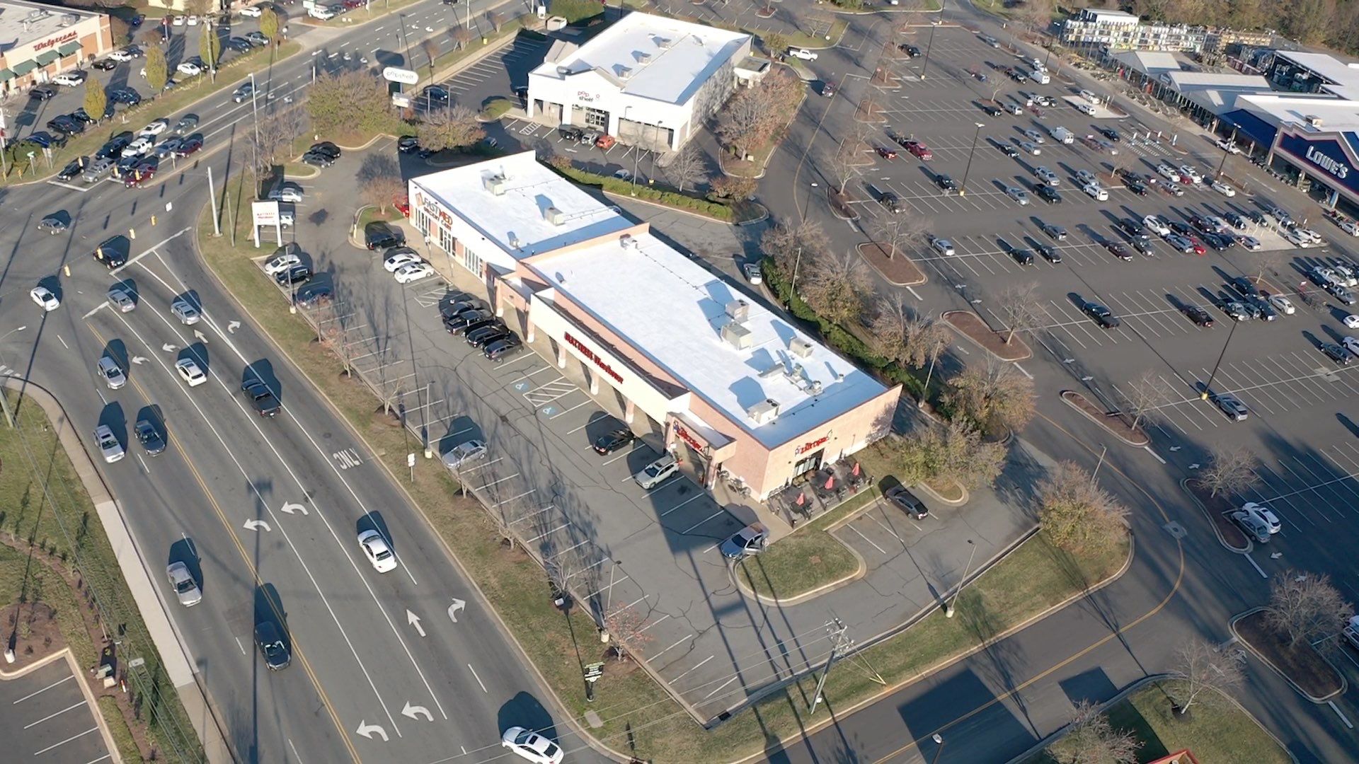 Commercial Coating using Poly Urerthane and Silicone Coating by Just In Time Roofing and Restoration