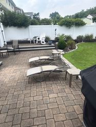Paver Re-Leveling in Paramus, NJ — Gallo Bros job photo