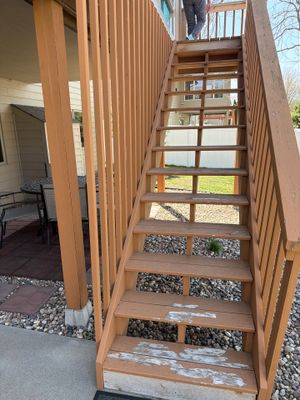 Wood Deck and Staircase Restoration in Sioux Falls
