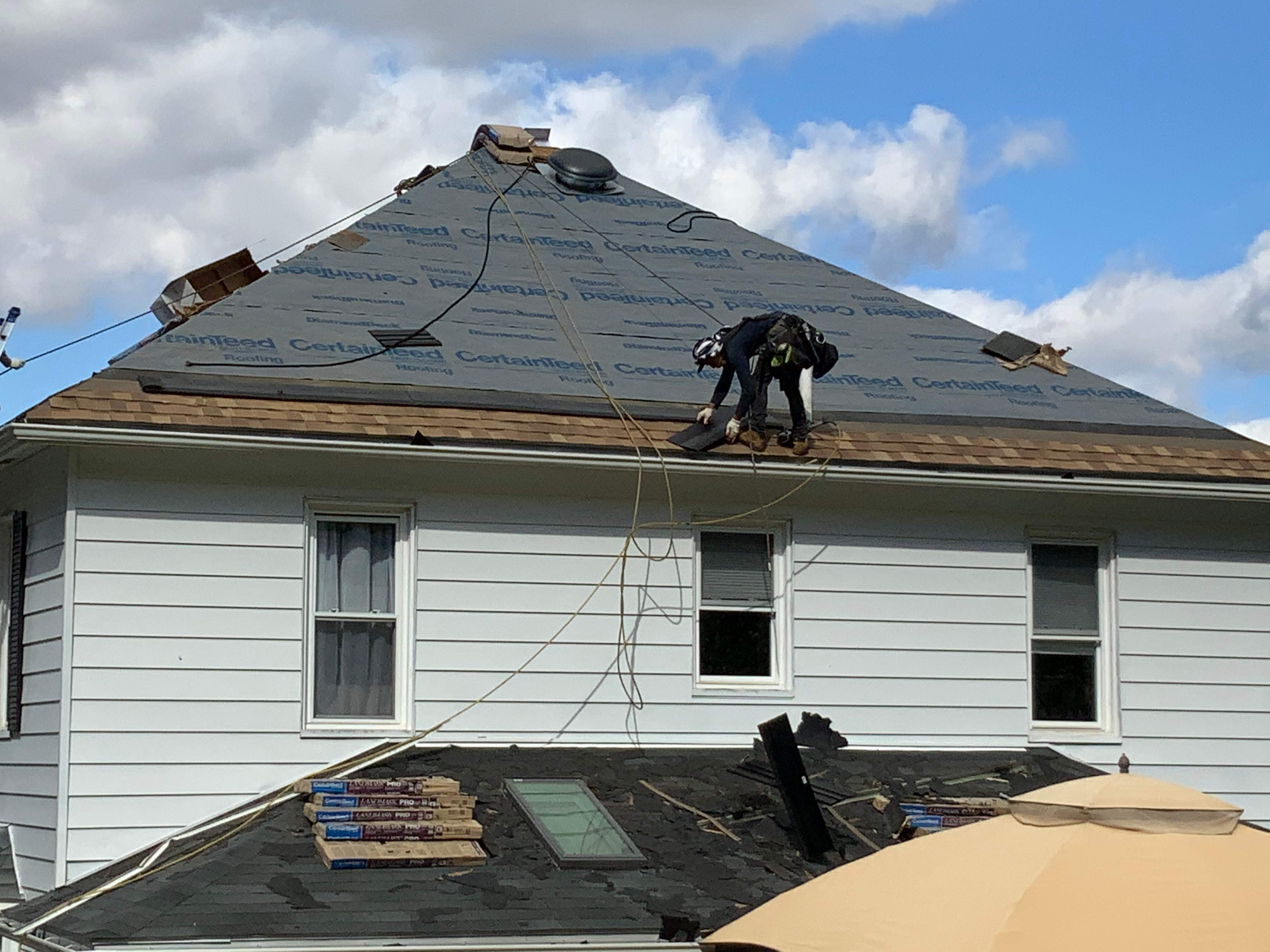 Residential Roofing Installation using Max Def Resawn Shake by Alpha Design Services