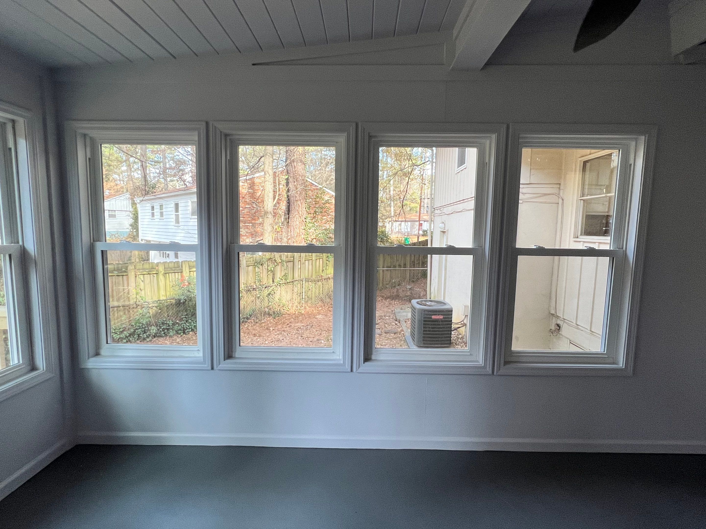 Sunroom Conversion and Pressure Treated Deck Installation in Doraville by Swift Home Renovations